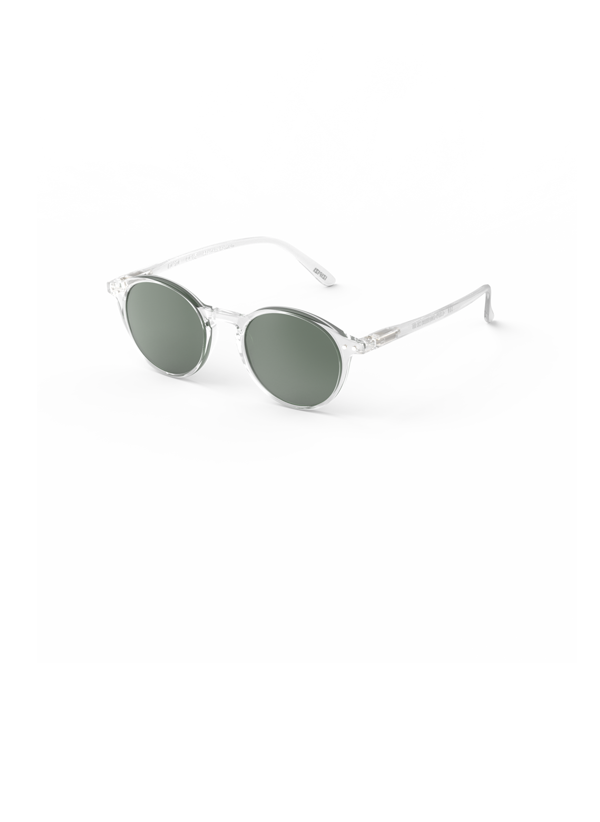 Lunettes de soleil transparentes et arrondies IZIPIZI Transparent