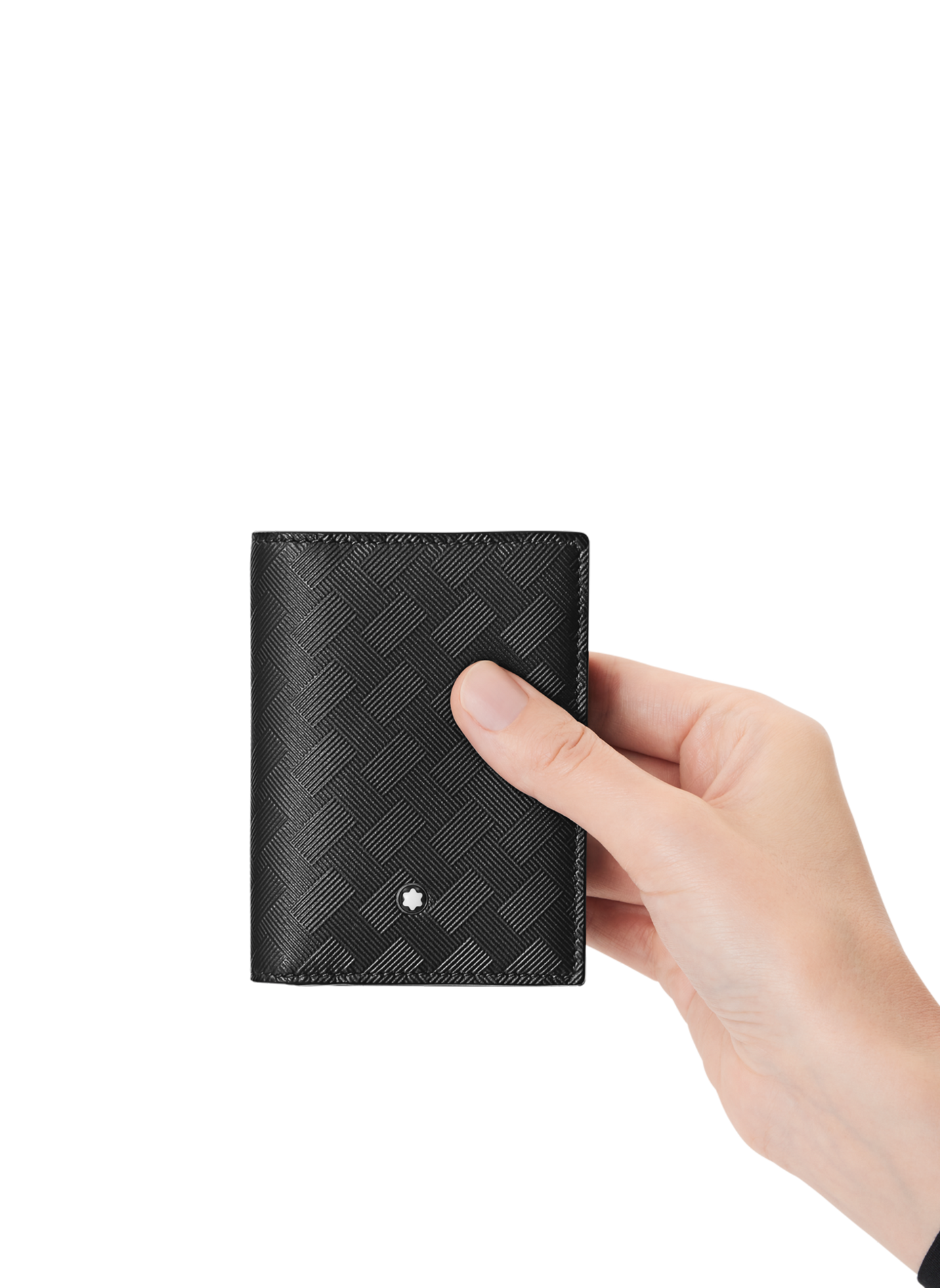 Porte-cartes en cuir texturé MONTBLANC Noir