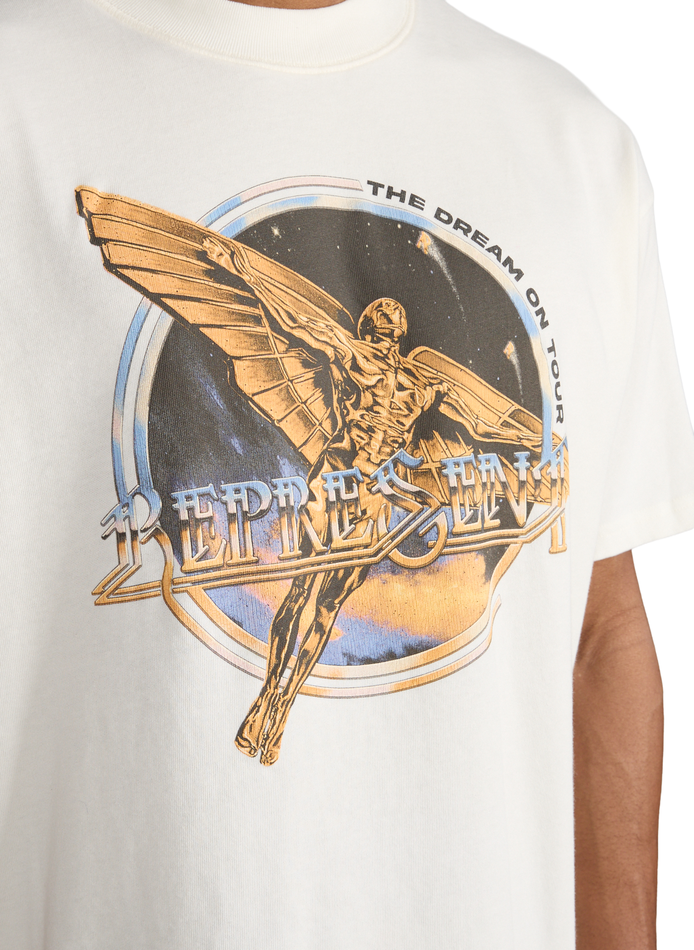 T-shirt ample Dream On en coton REPRESENT Blanc