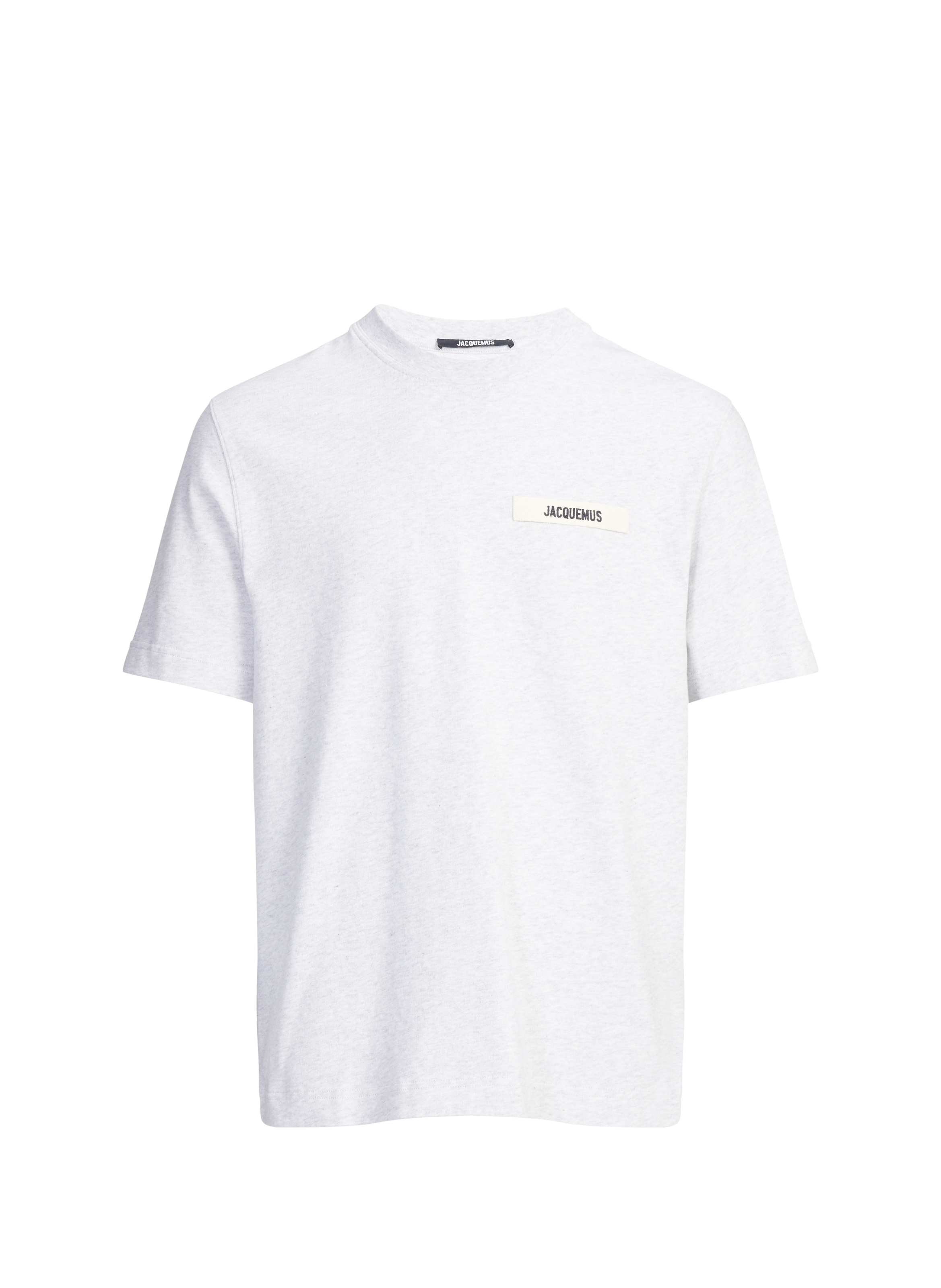 T-shirt droit Gros Grain en coton  JACQUEMUS Gris