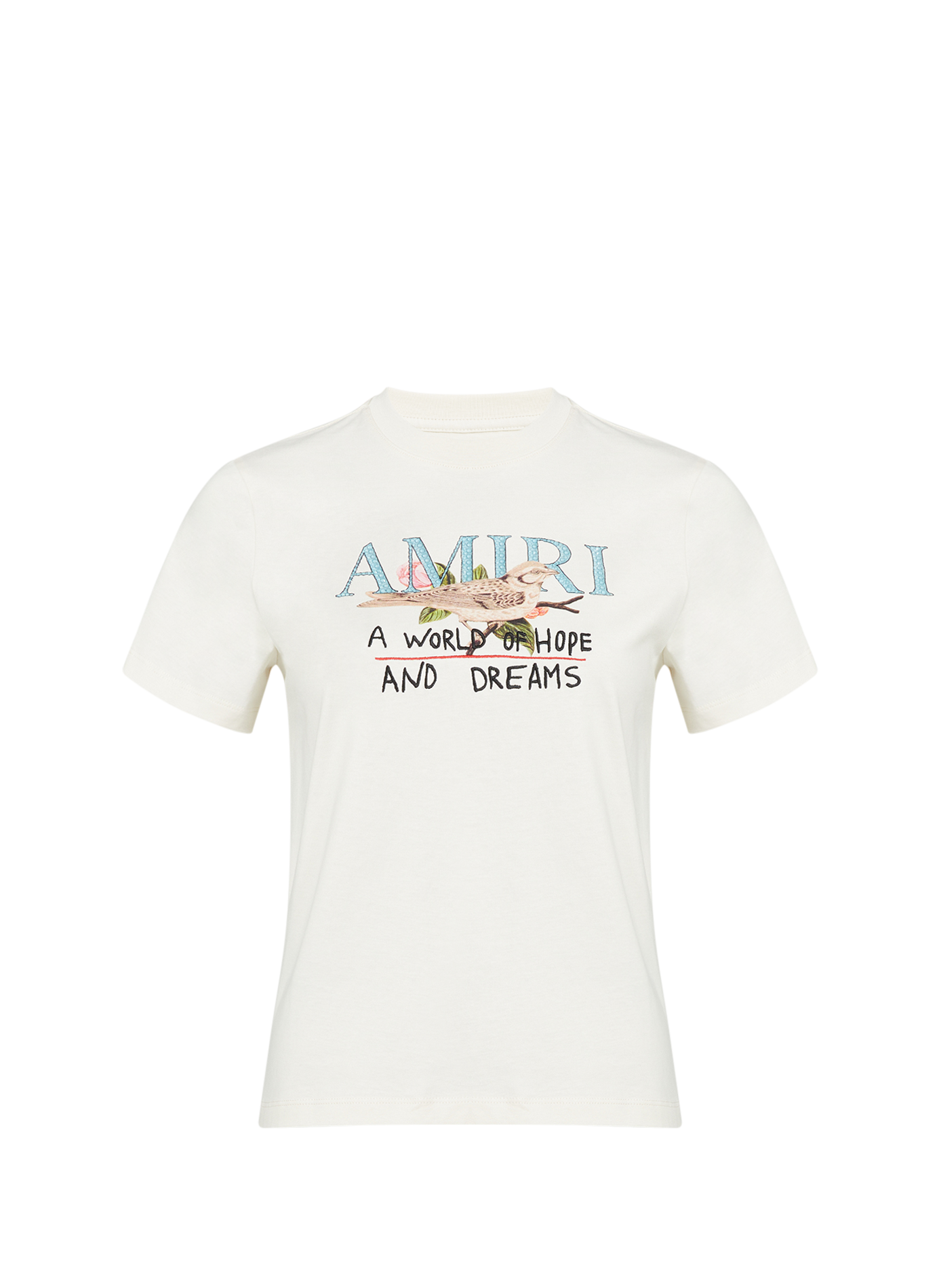 T-shirt avec impression en coton  AMIRI White
