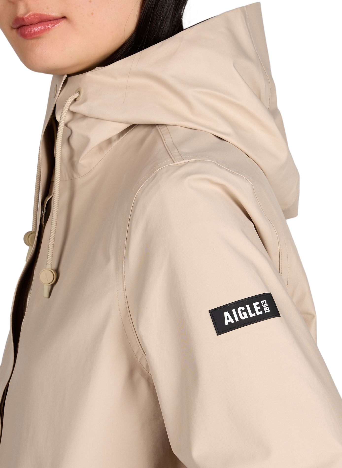 Parka Fishtail imperméable AIGLE Beige