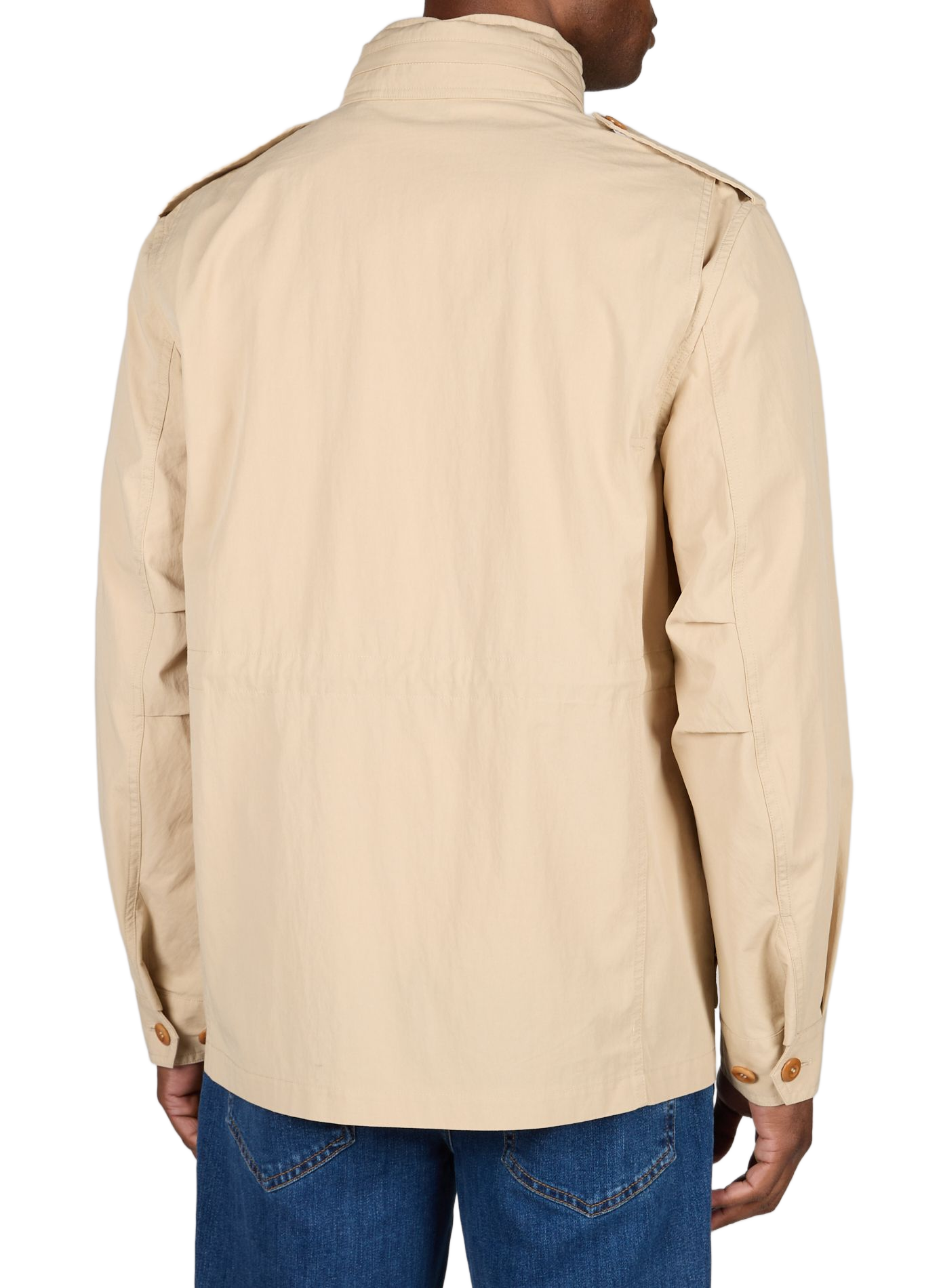 Blouson droit en coton mélangé GANT Beige