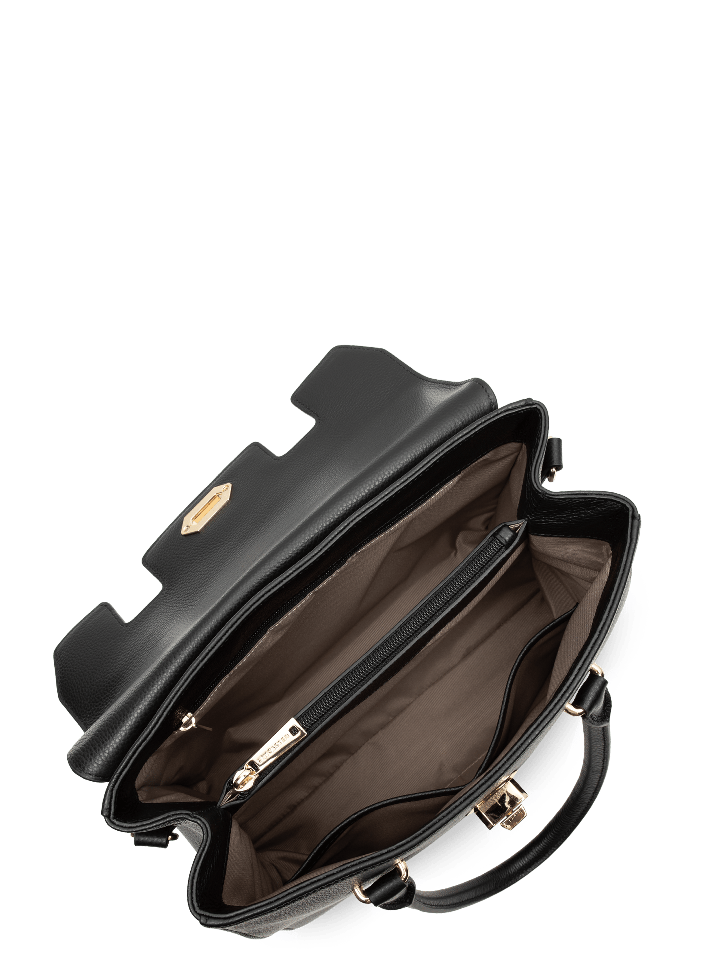 M handbag - milano cosmos LANCASTER Black