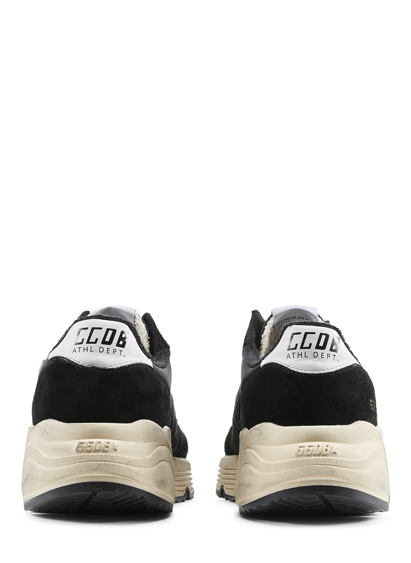 Low-top sneakers in two materials GOLDEN GOOSE Black