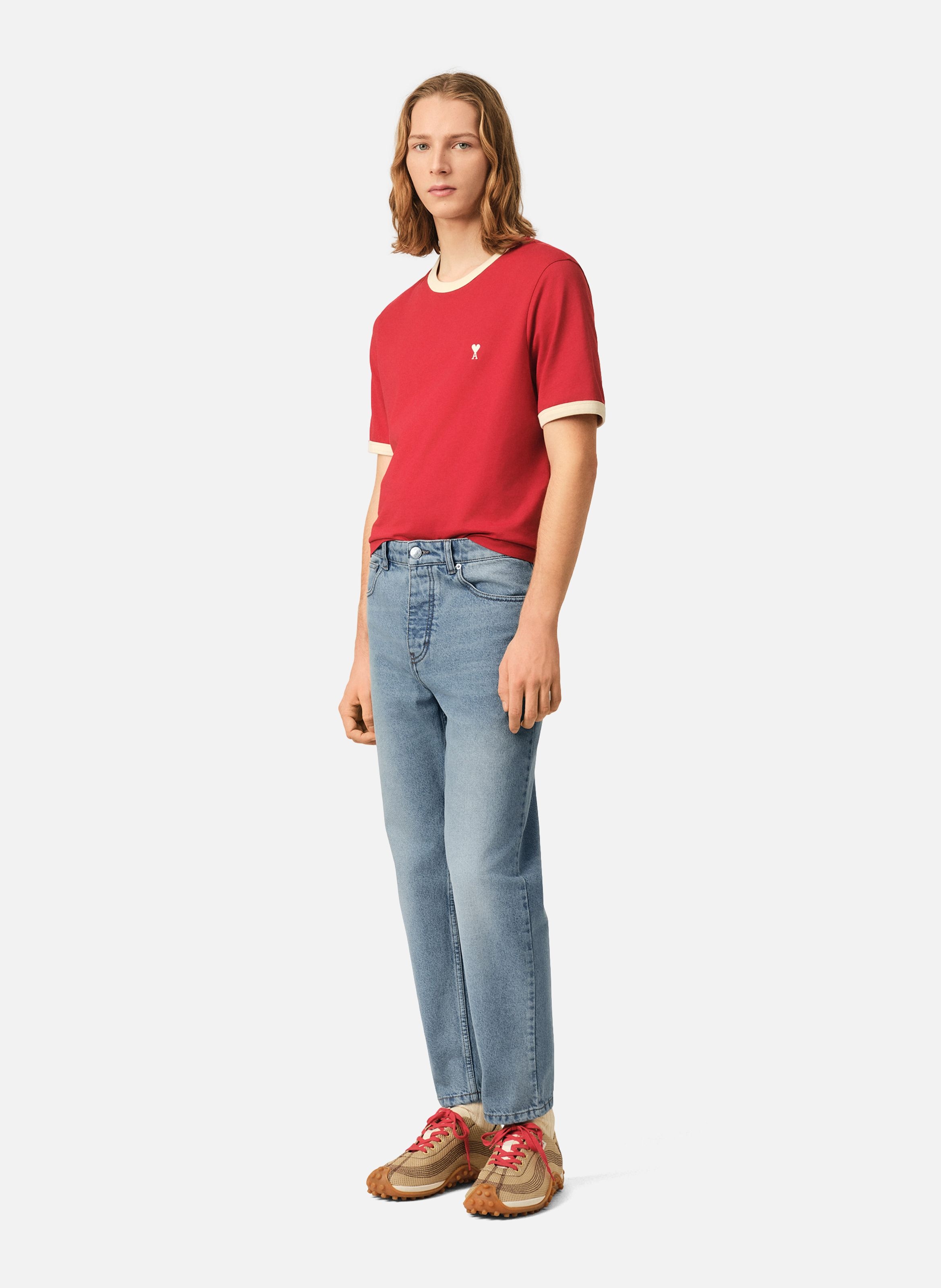 Jean coupe tapered AMI PARIS Bleu