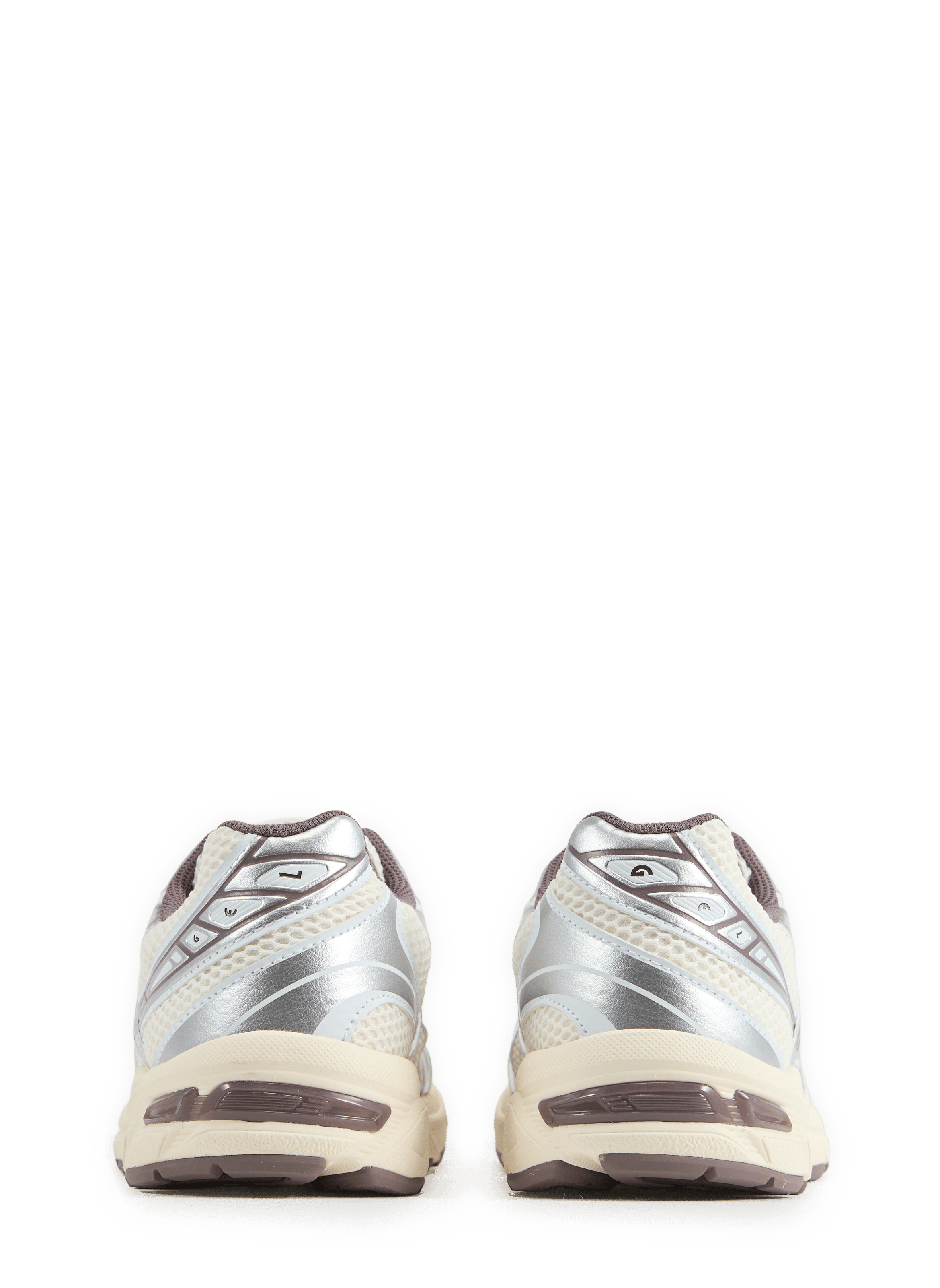 Serrated leather mixed sneakers ASICS Beige