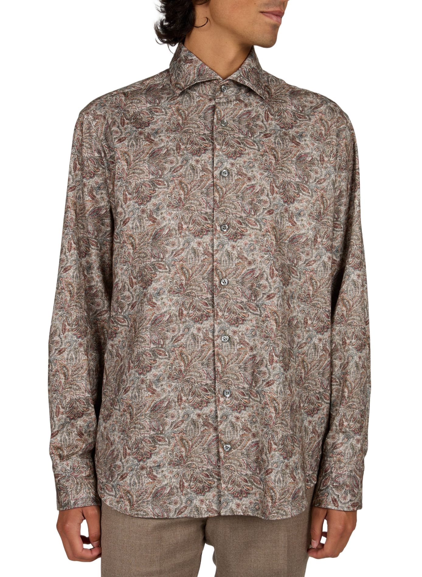 Slim-fit cotton shirt VAN LAACK Blue