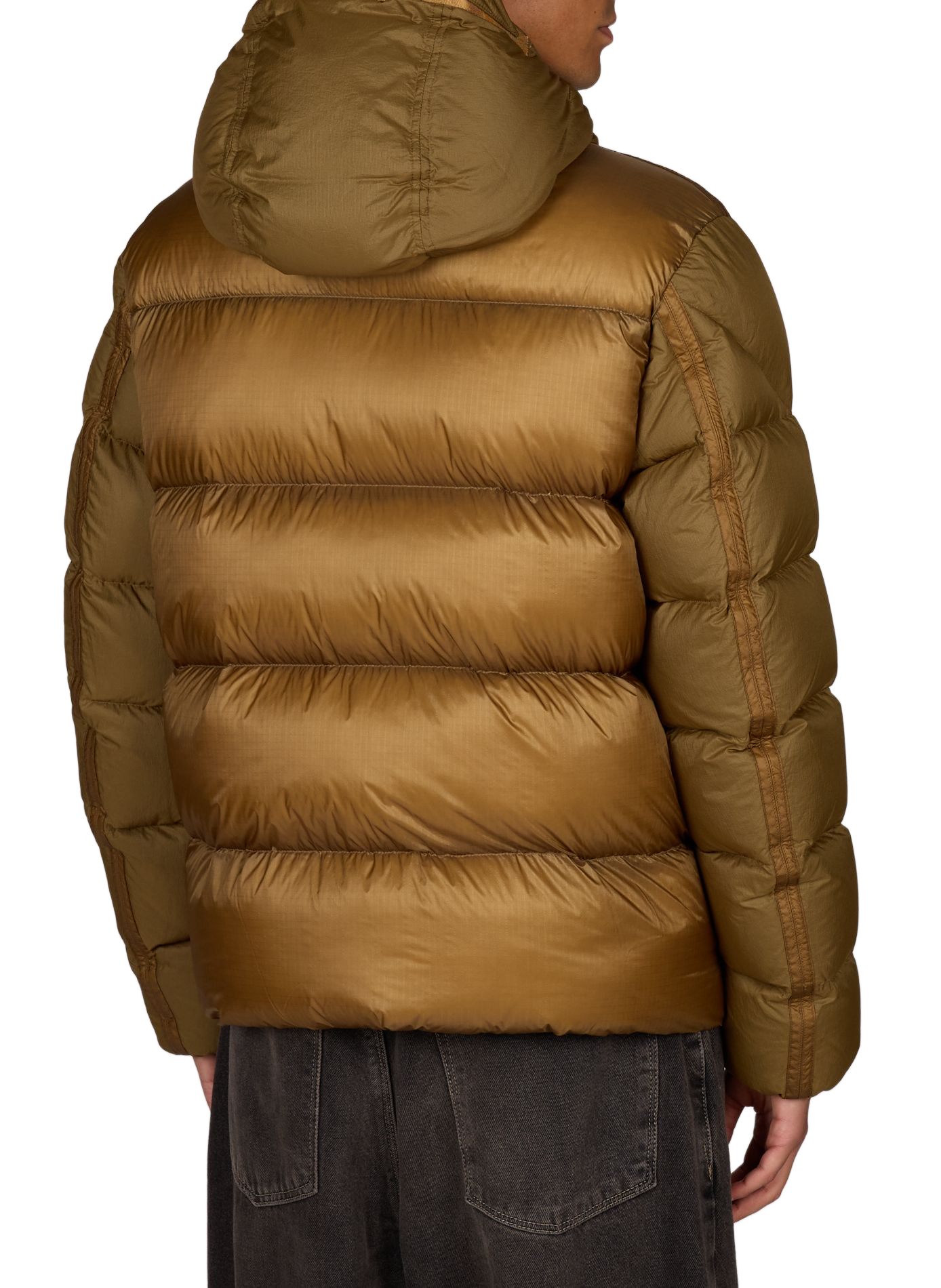Gewatteerde jas met capuchon van Notig. PARAJUMPERS Goud