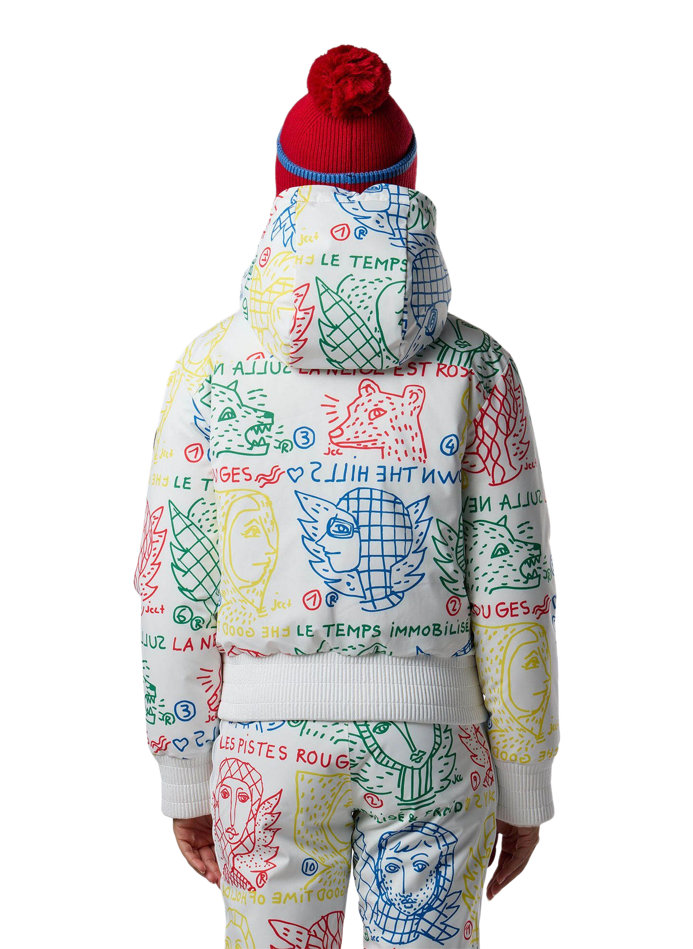Skijacke mit Print und Kapuze ROSSIGNOL Mehrfarbig