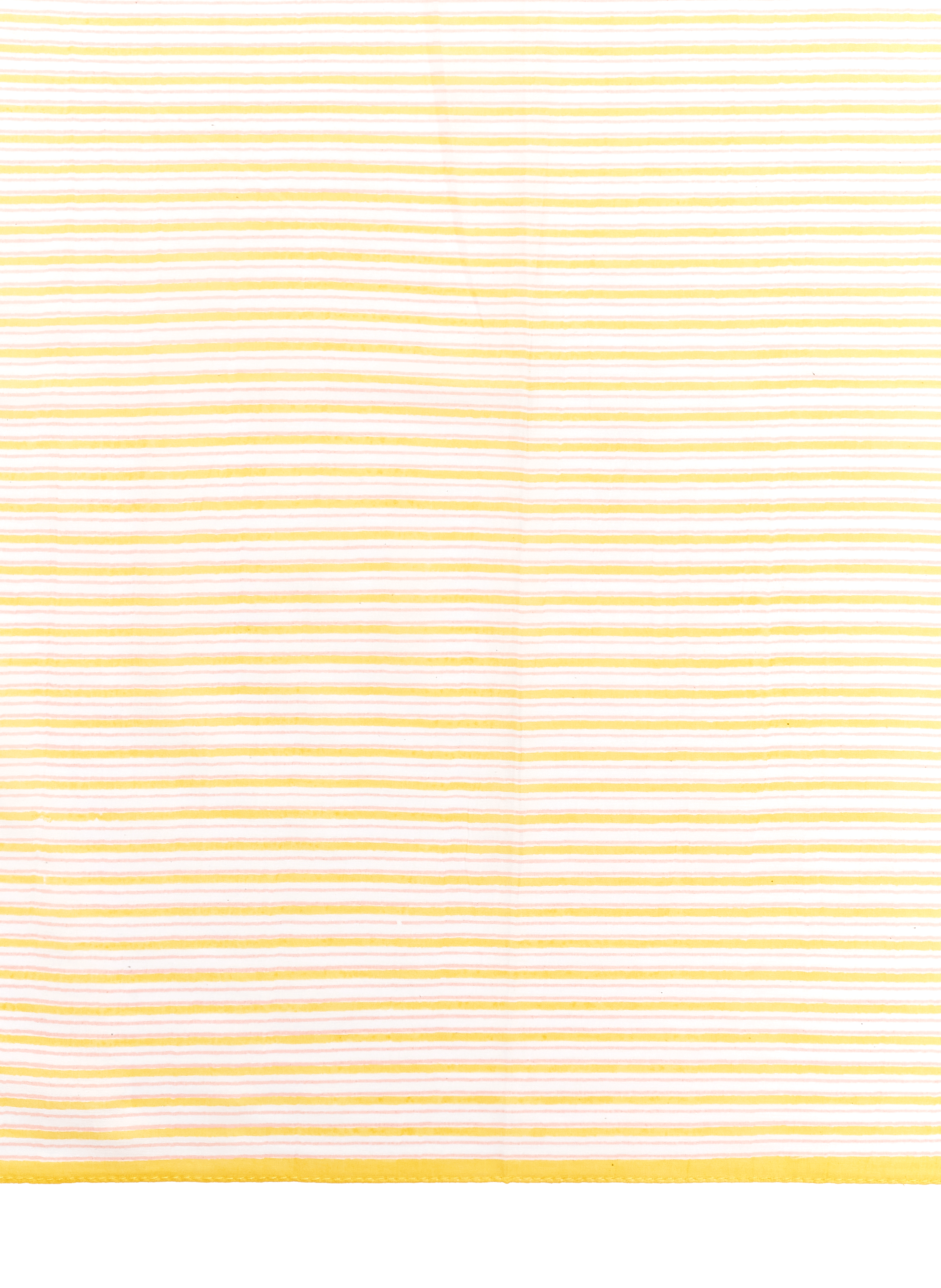 Foulard en coton et soie  BECKSÖNDERGAARD Jaune