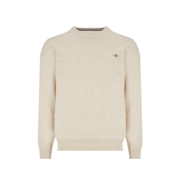 Pull col rond en coton