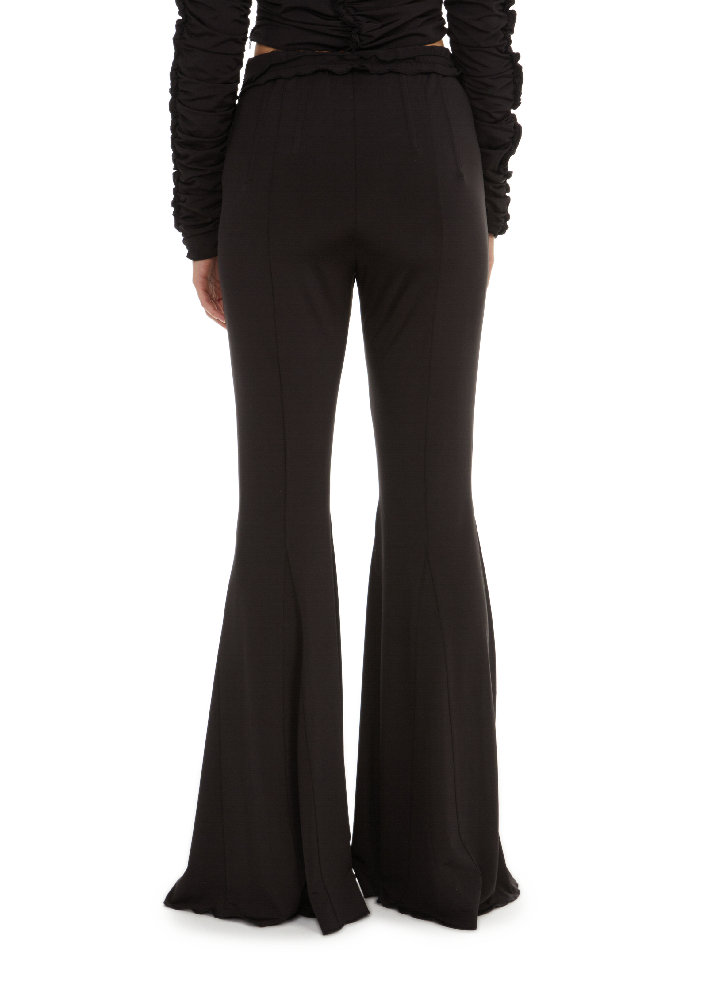 Pantalon évasé ROTATE Noir