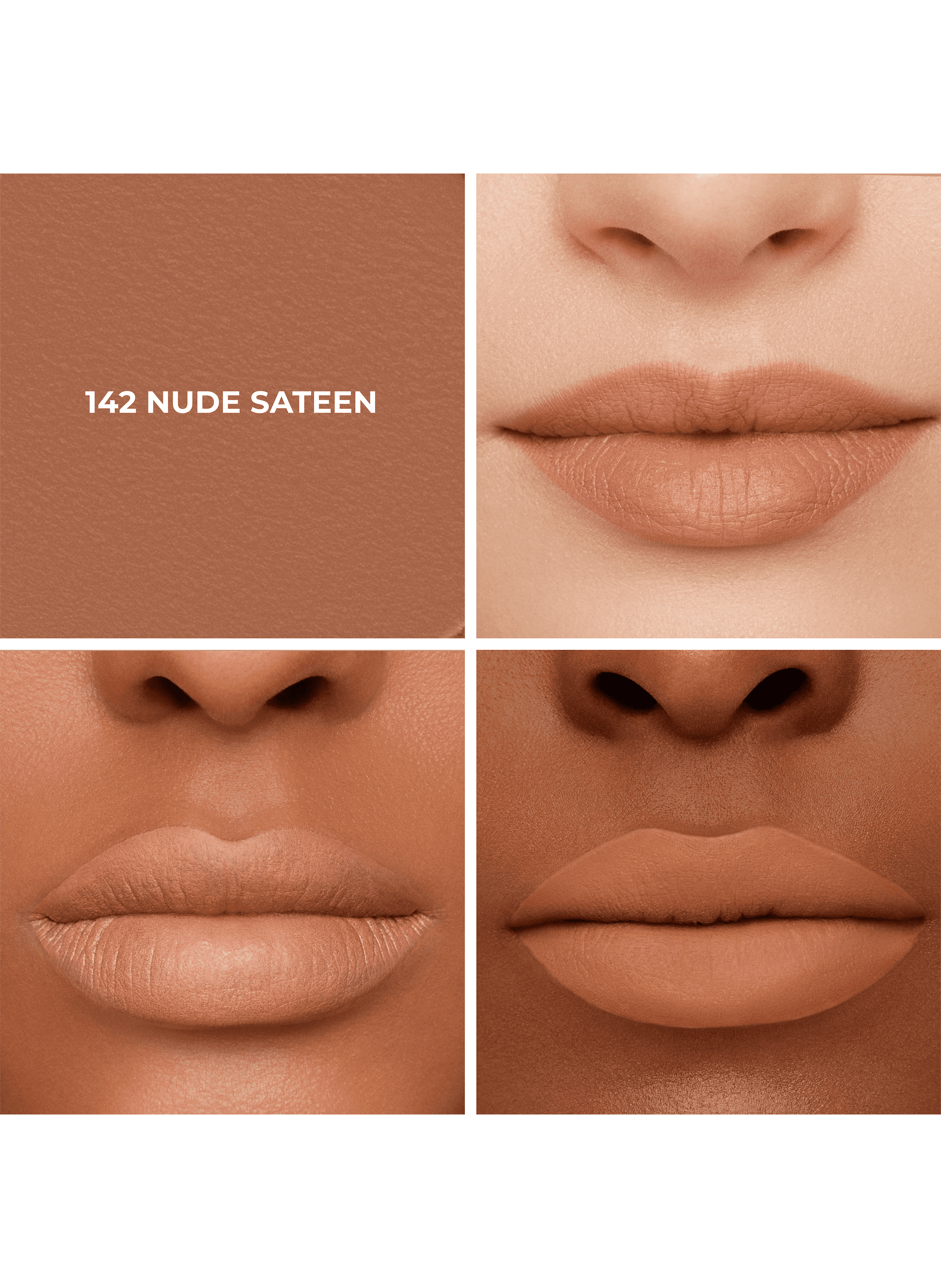 Caviar Smoothing Matte Lipstick Refill 143 nude sateen  