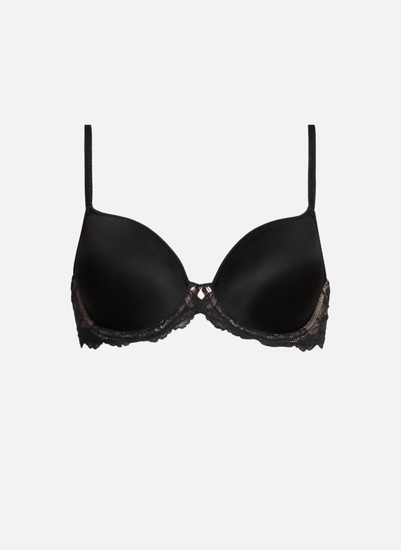 Soutien-gorge bi matière Noir by WACOAL WACOAL Soutien-gorge bi matière Noir