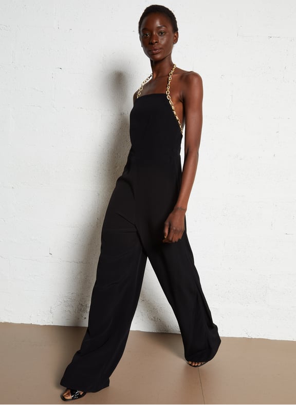 Combinaison large fluide farrah Noir by BA&SH BA&SH Combinaison large fluide farrah Noir
