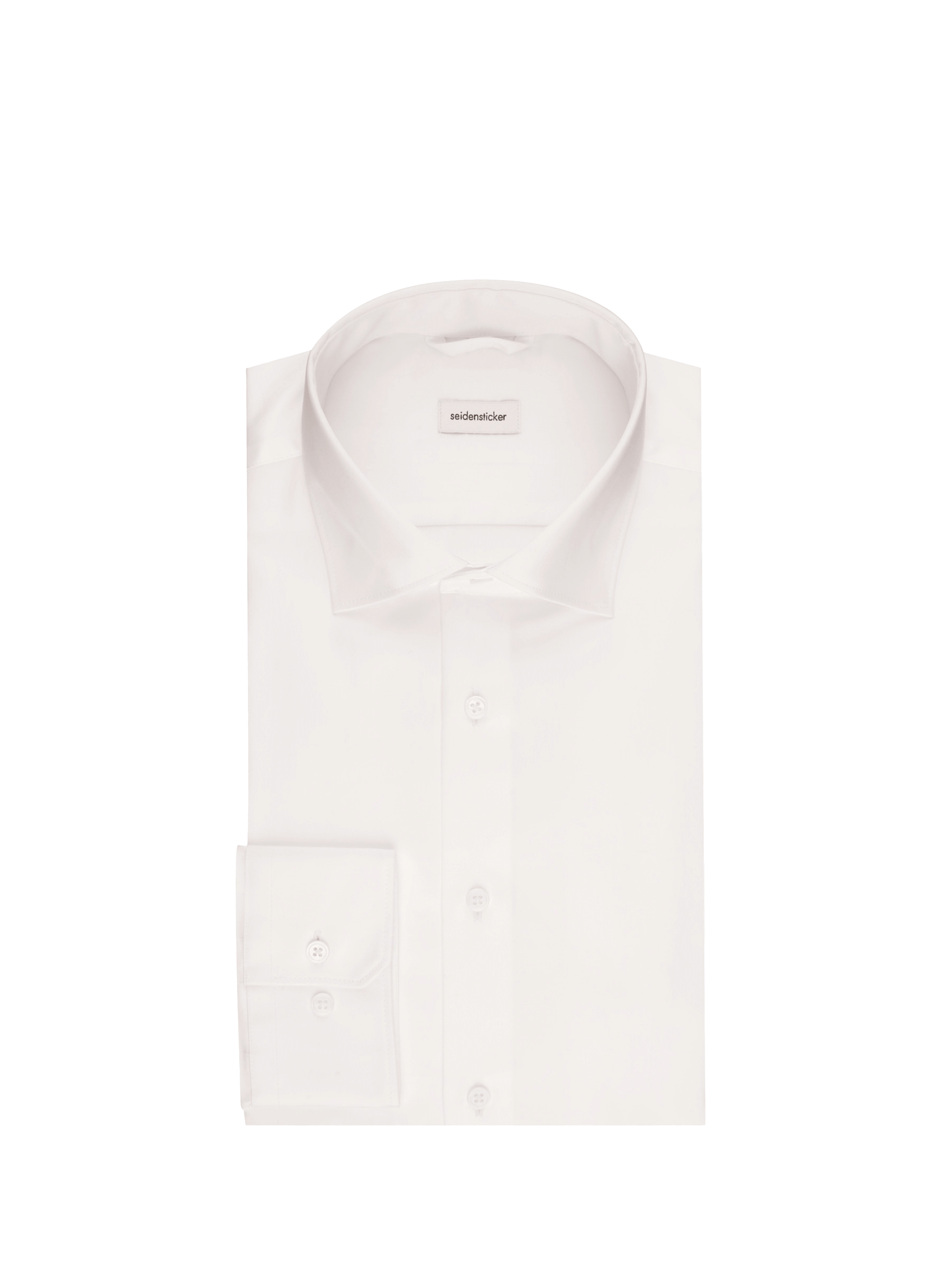 Cotton poplin shirt SEIDENSTICKER White