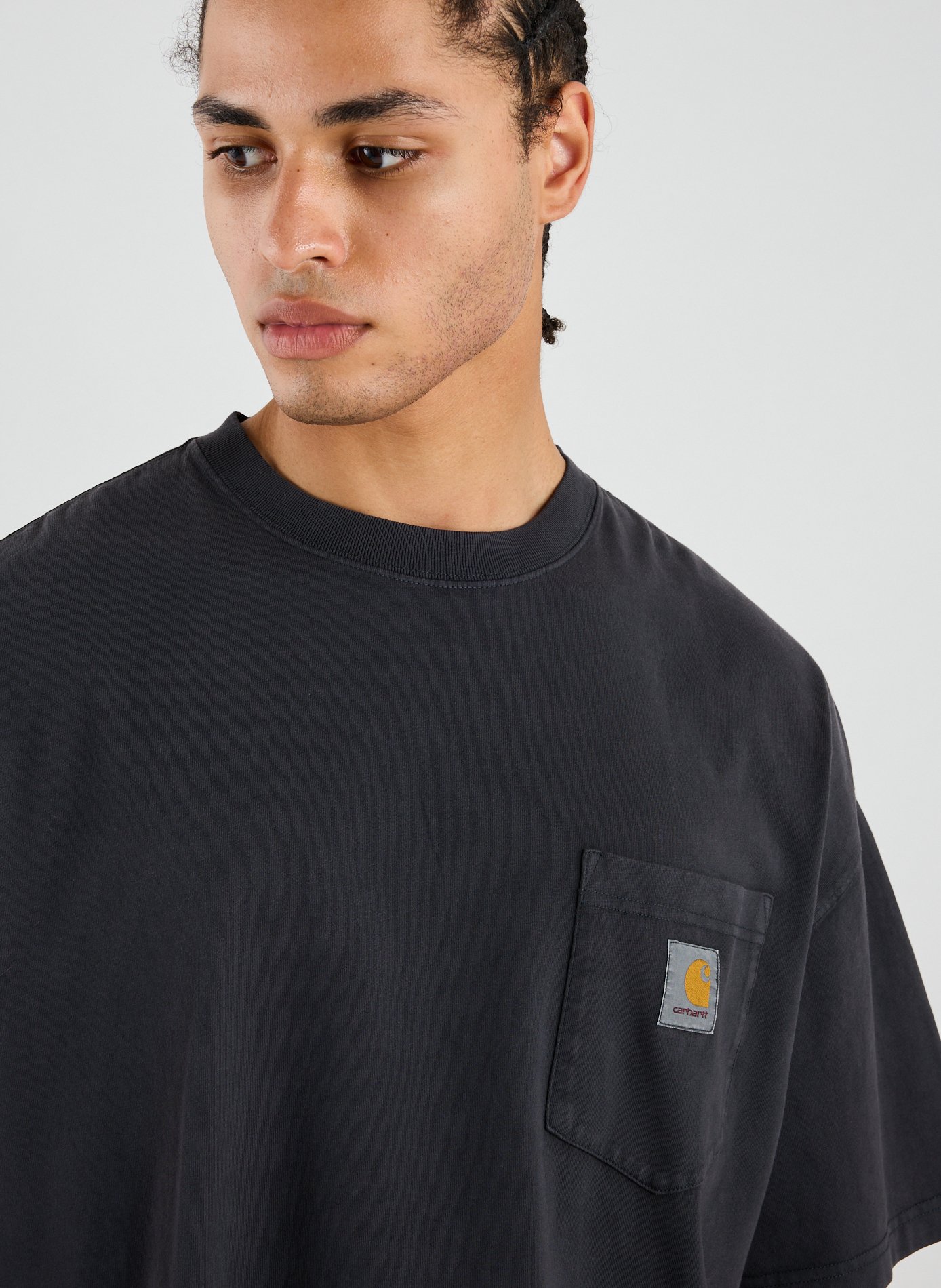 Loose cotton T-shirt CARHARTT WIP Blue