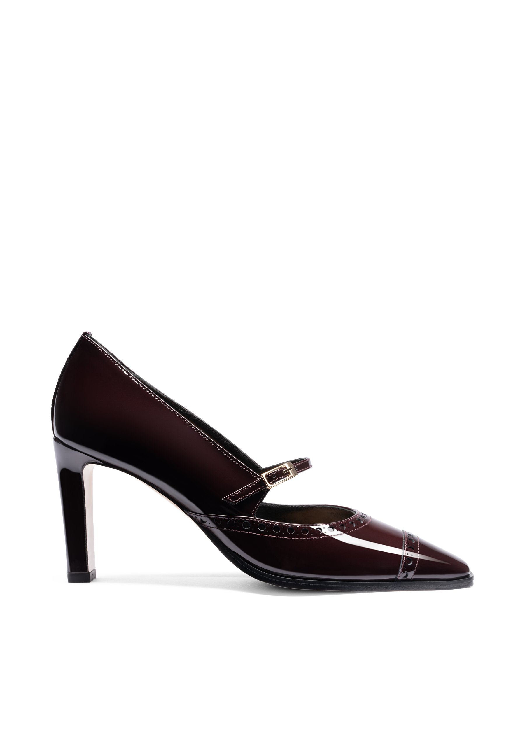 Escarpins alto en vernis PARALLELE Rouge