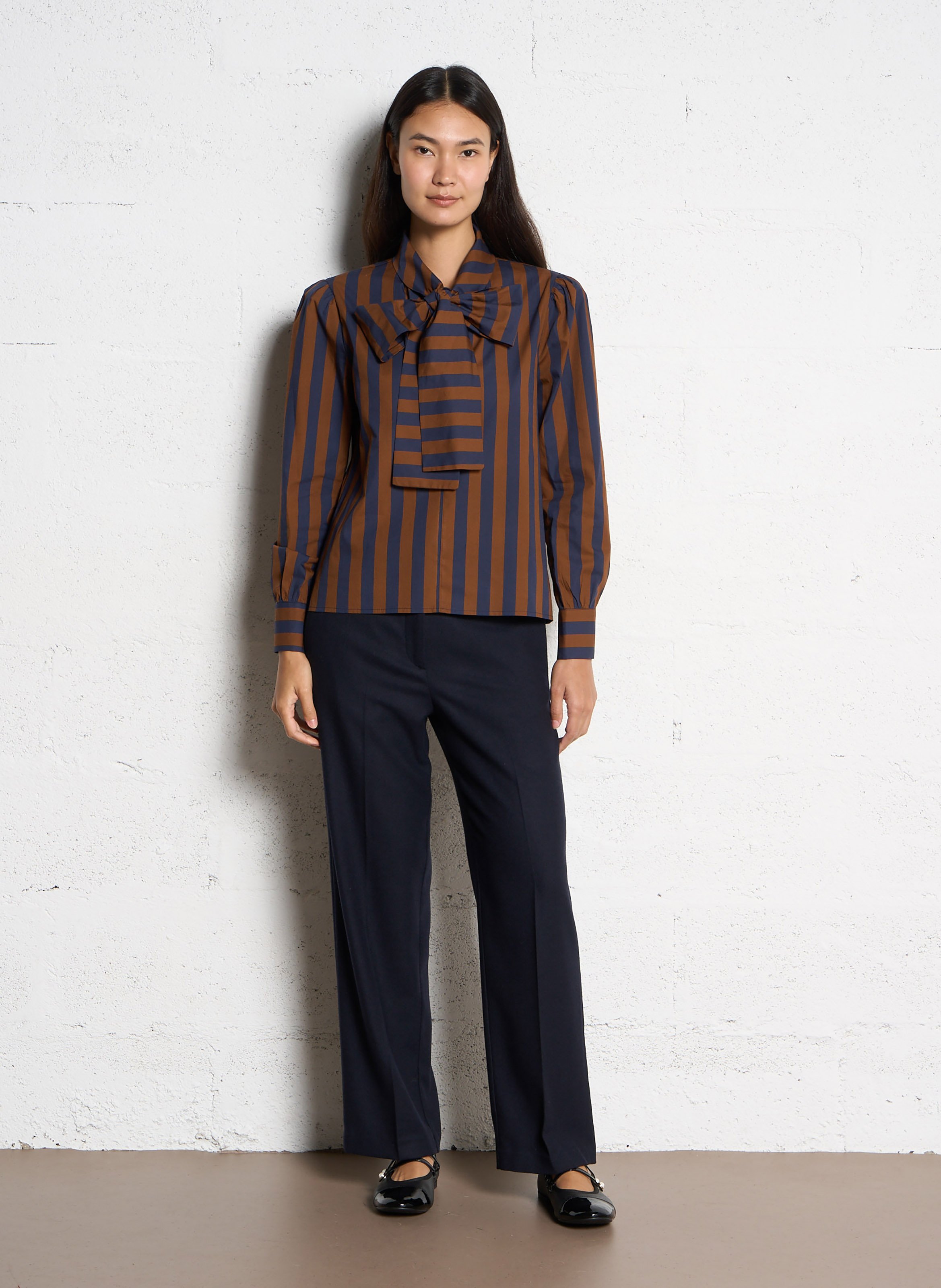 Ballerines en cuir REPETTO Noir