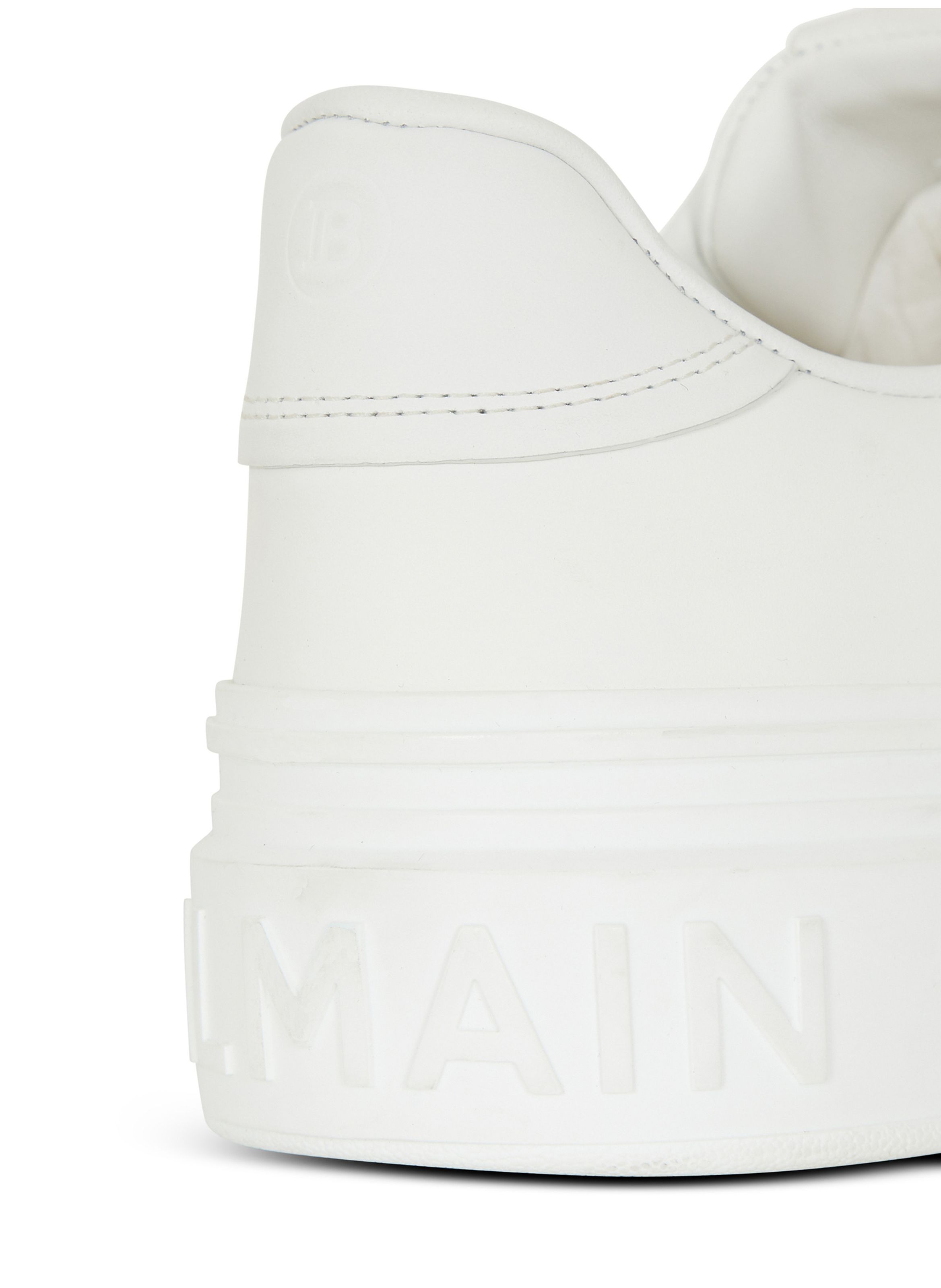 Baskets b-court en cuir de veau BALMAIN Blanc
