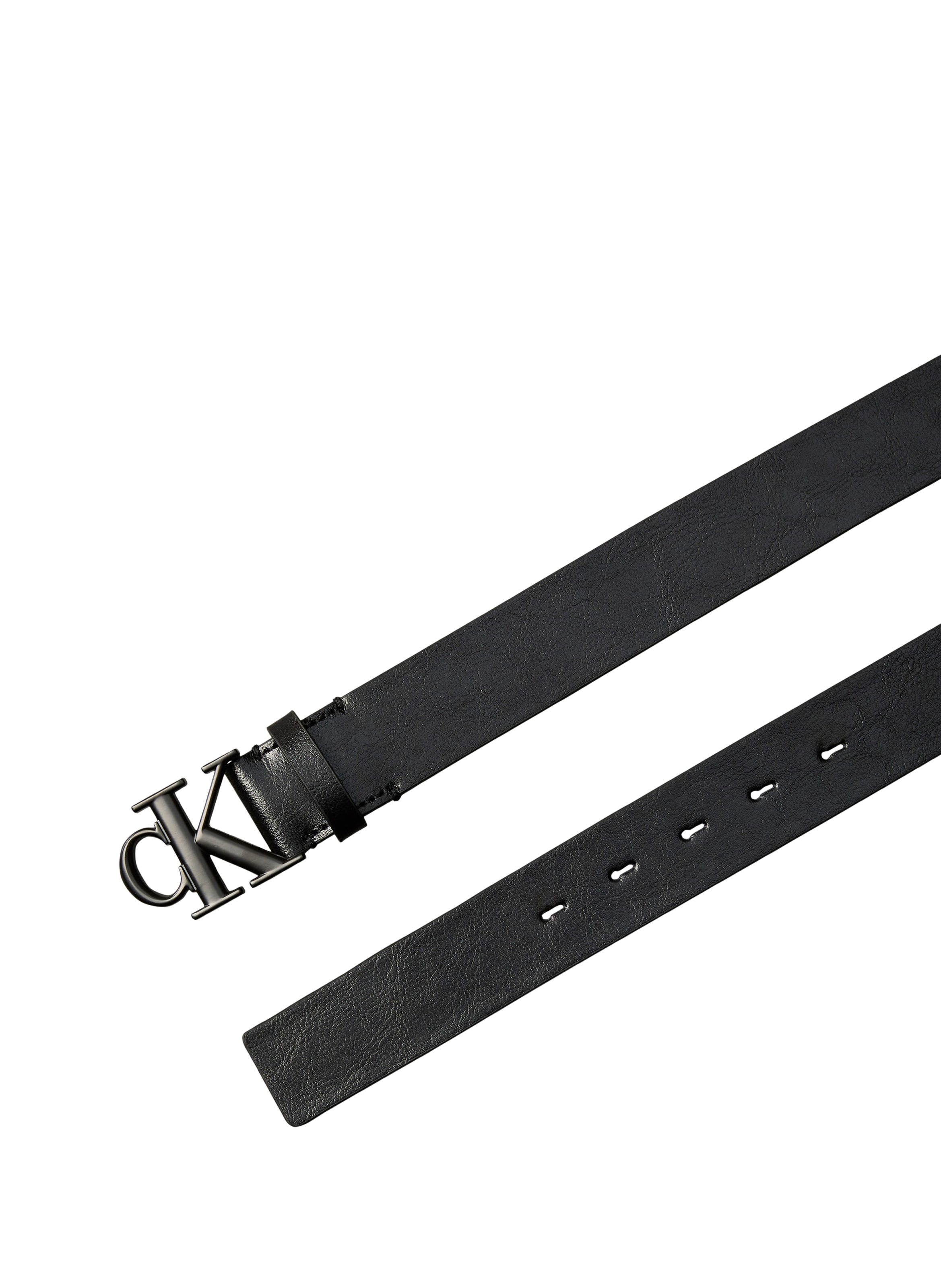 Leather logo belt CALVIN KLEIN Black