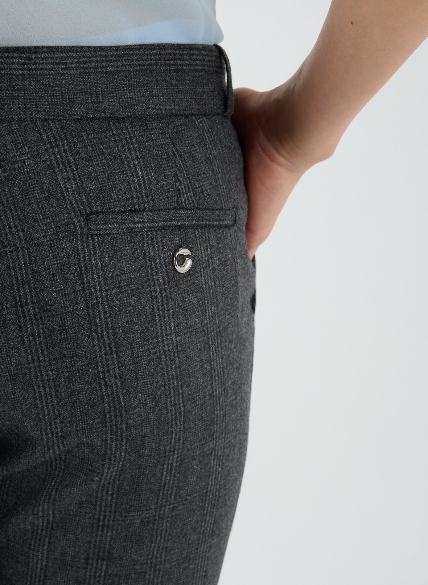 Check tailored Trousers COPERNI Grey