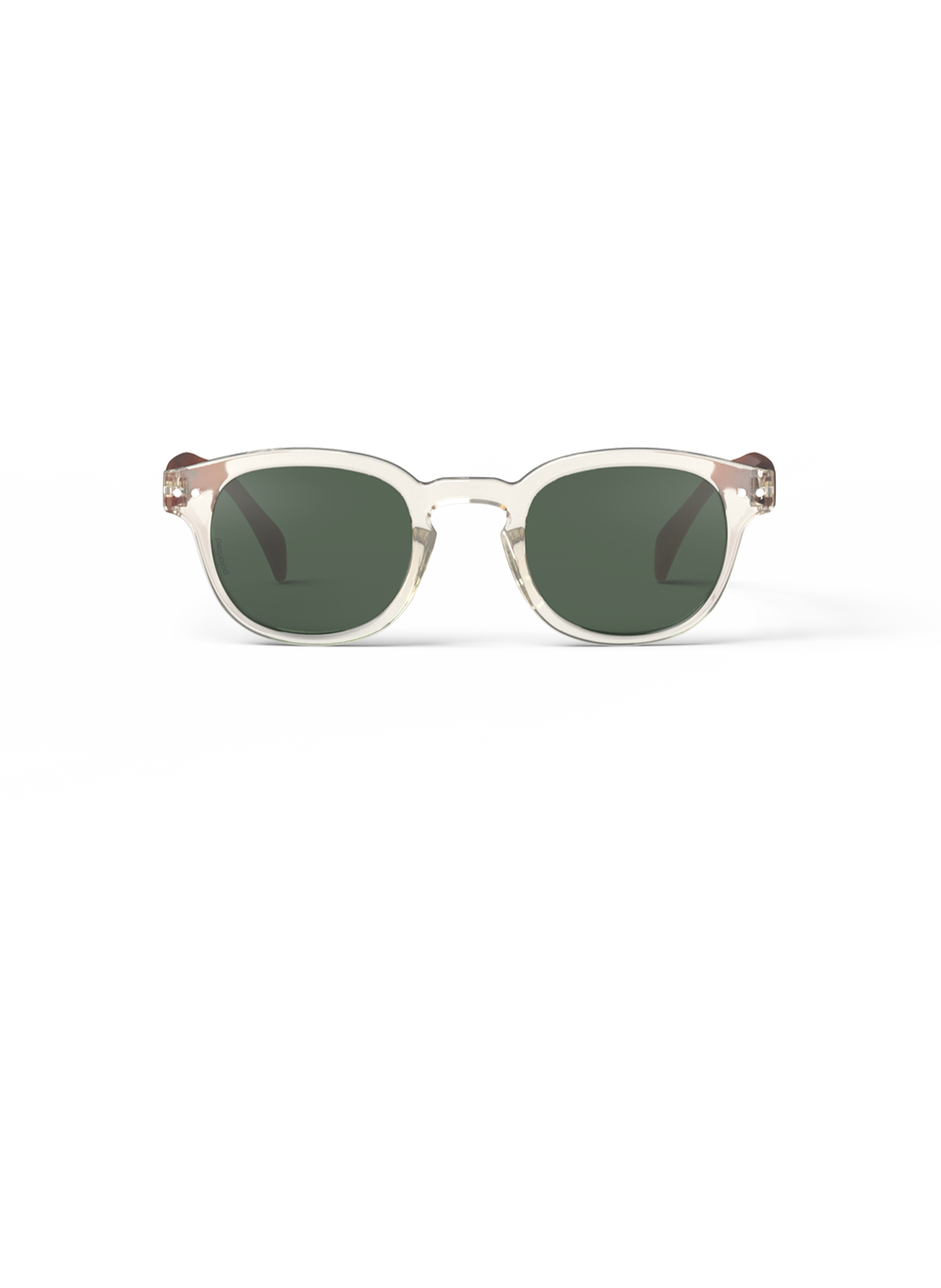 Lunettes de soleil transparentes et arrondies IZIPIZI Transparent