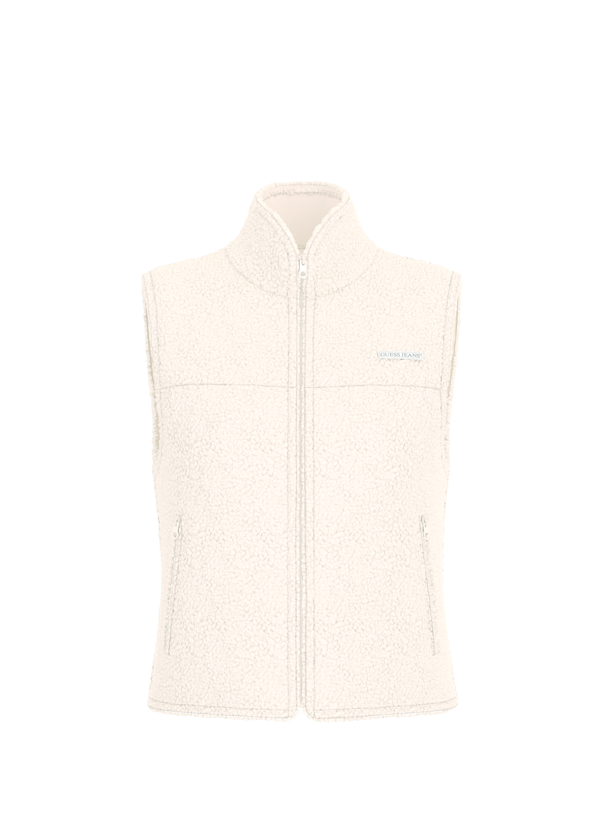 Sleeveless down jacket GUESS Beige