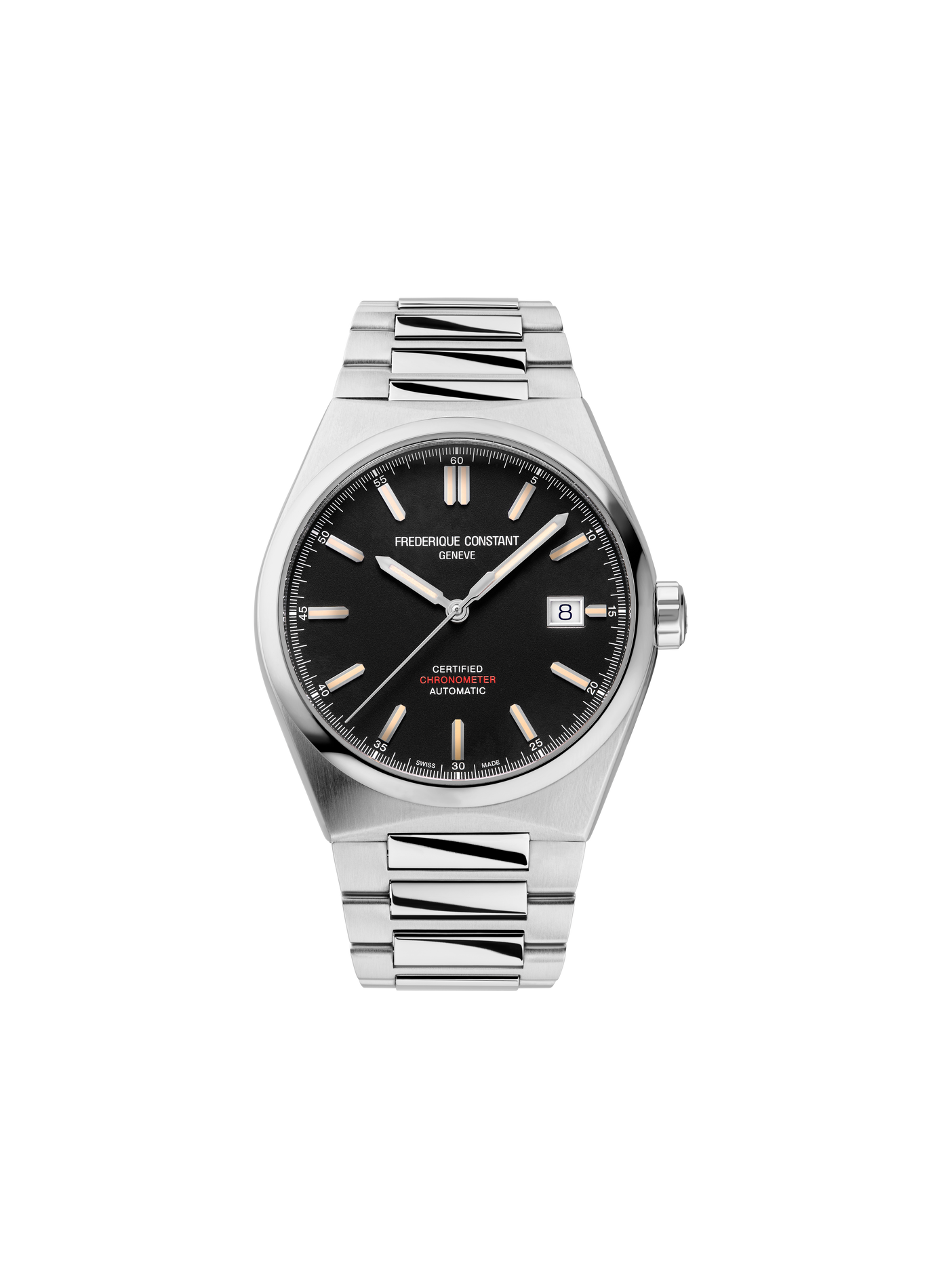 Automatische Uhr Highlife Automatic Cosc aus Edelstahl FREDERIQUE CONSTANT Grun