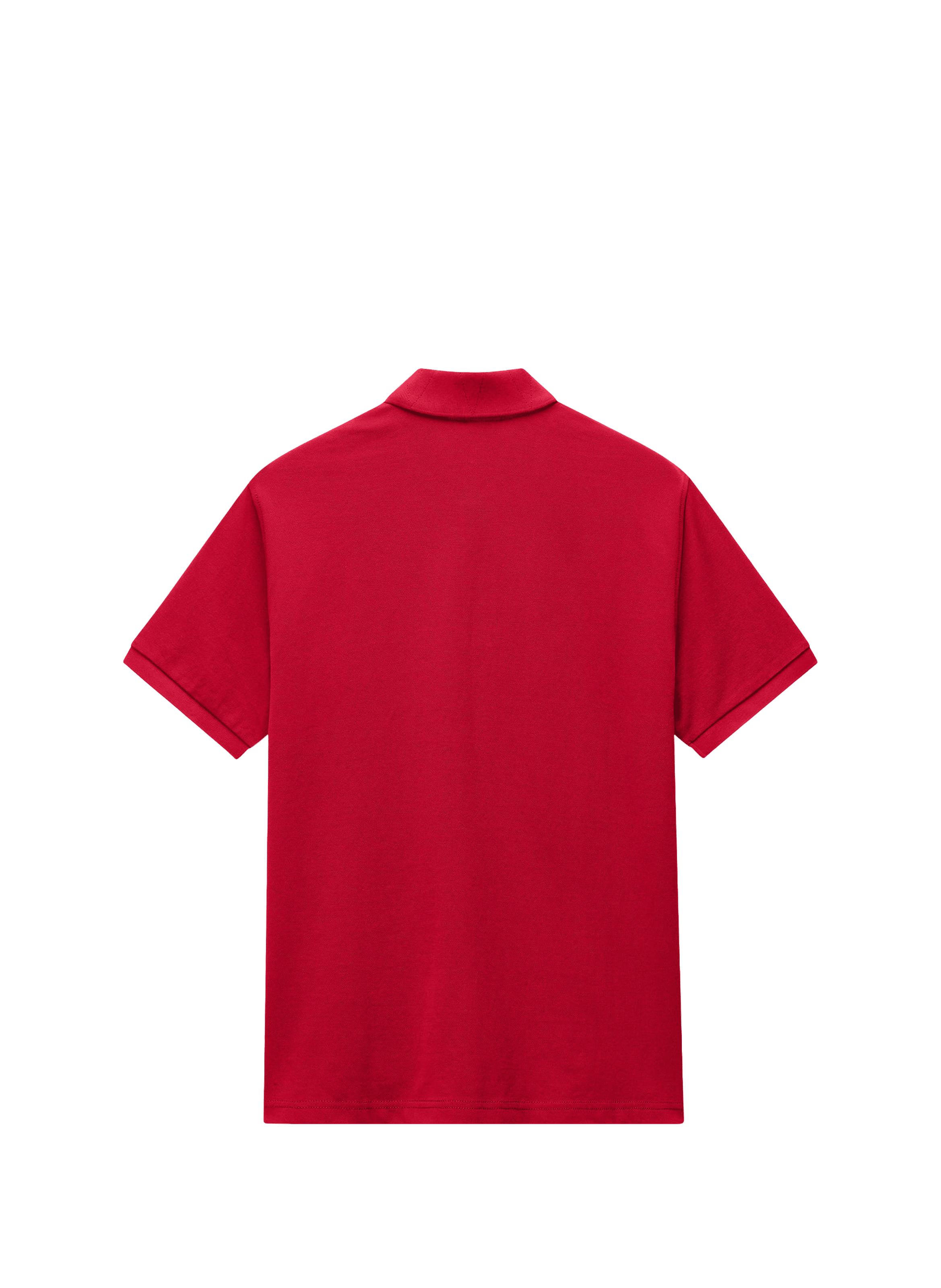 Polo droit à logo Clanis en coton NAPAPIJRI Rouge