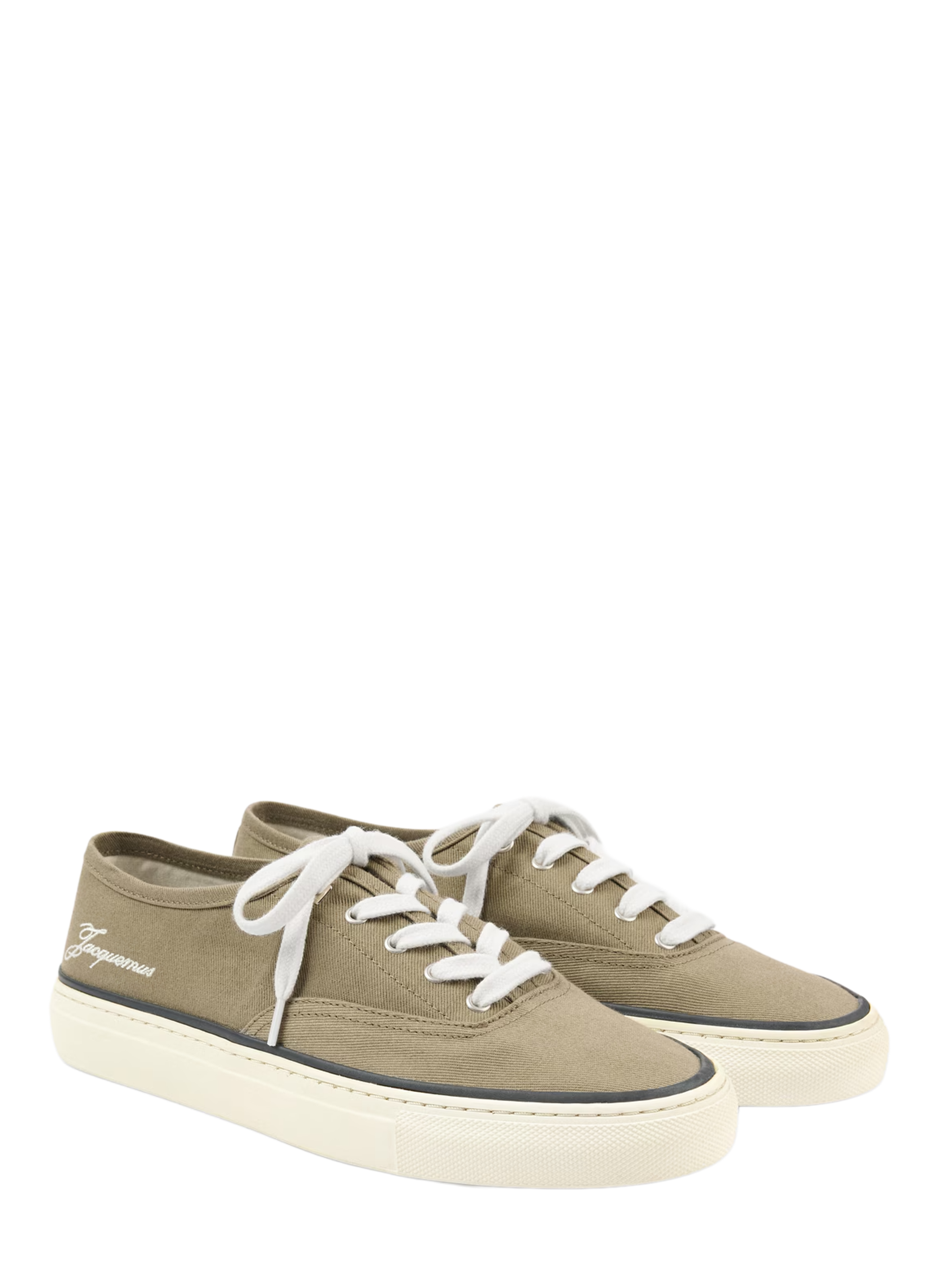 Les baskets basses Féfé en coton  JACQUEMUS Kaki