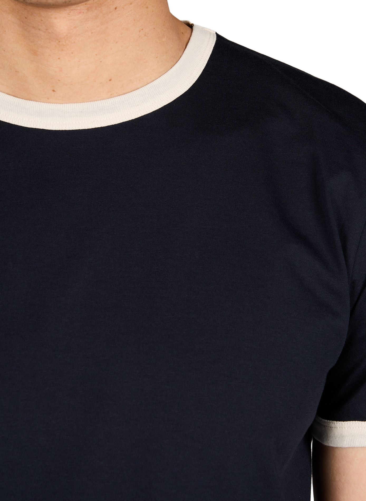 Classic Cotton T-Shirt AU PRINTEMPS PARIS Blue