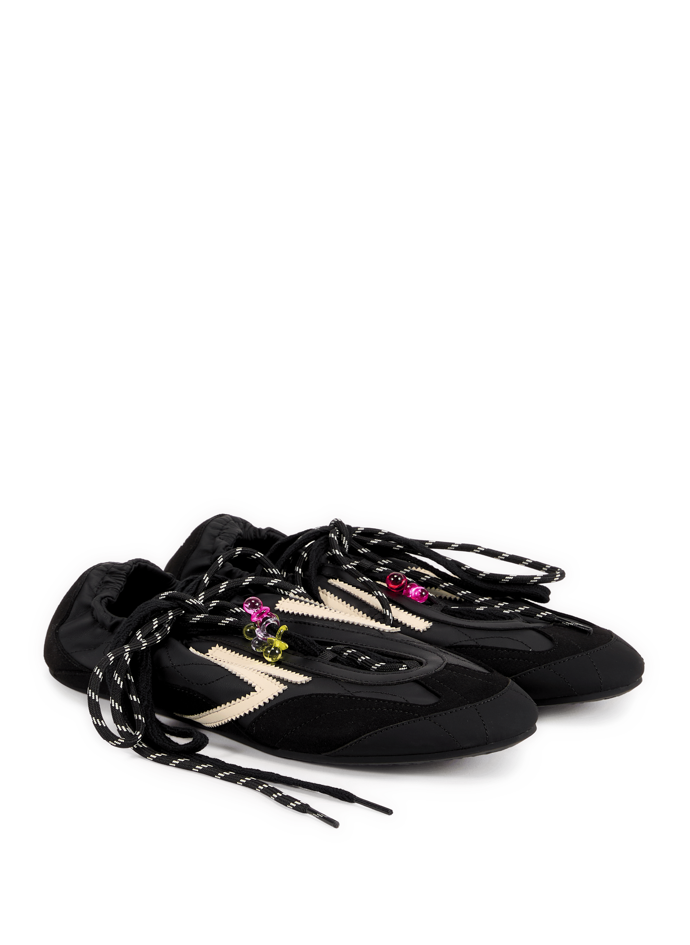 Baskets Lizard double lacets PURAAI Noir