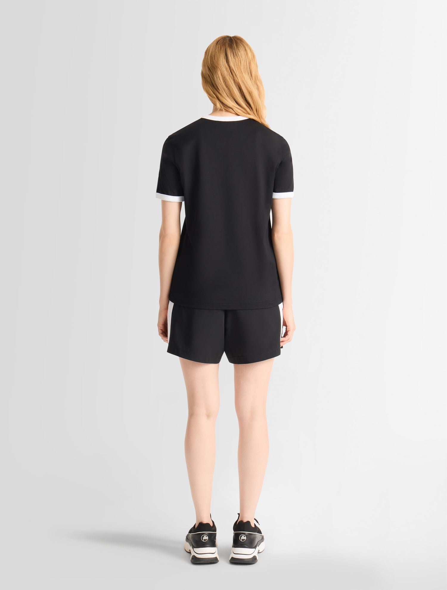 T-shirt tanixa col rond coupe regular FUSALP Noir