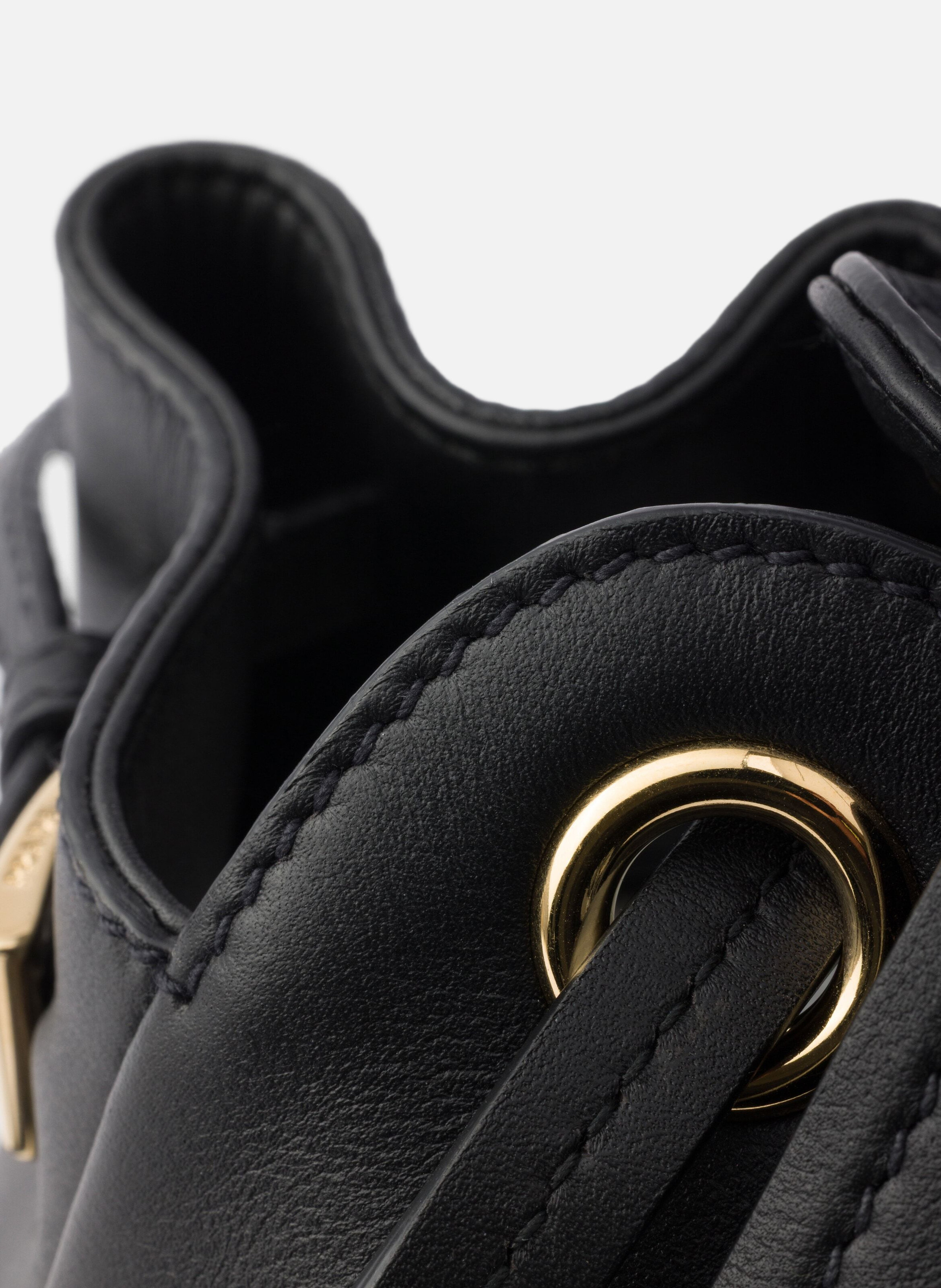 Sac porté épaule prada carry en cuir medium PRADA Noir