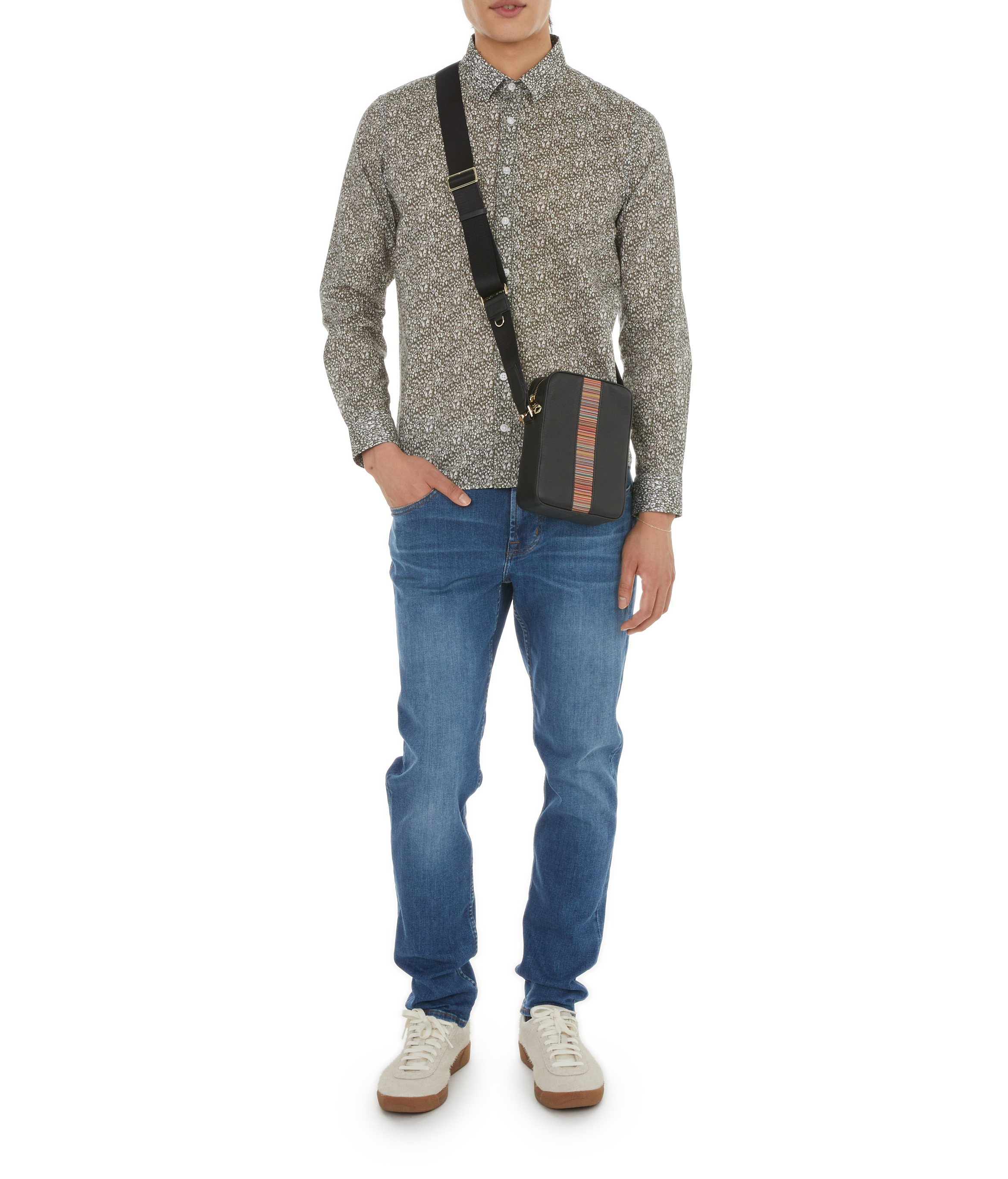 Leather shoulder bag PAUL SMITH Black