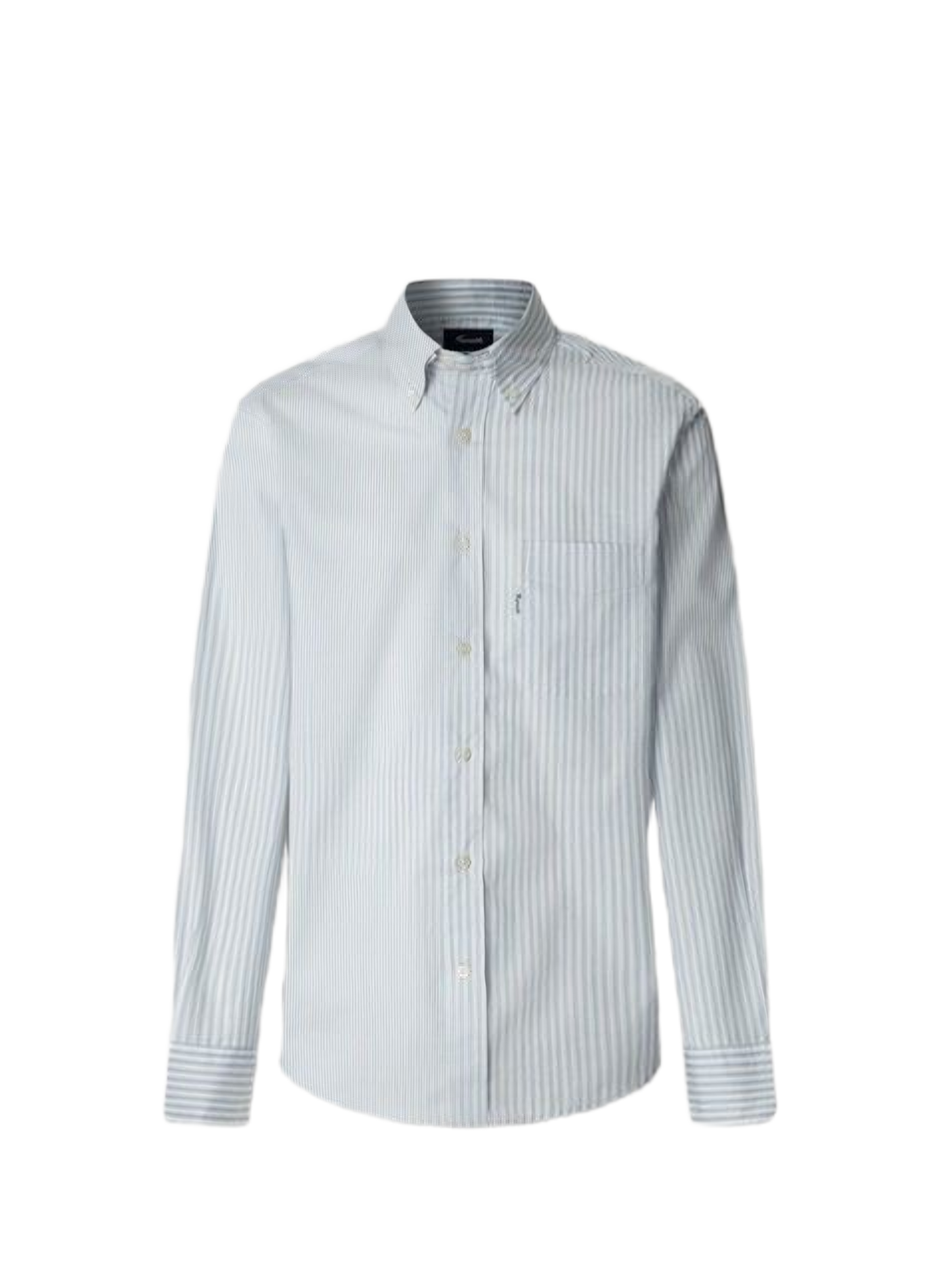 Straight striped cotton shirt FACONNABLE Blue