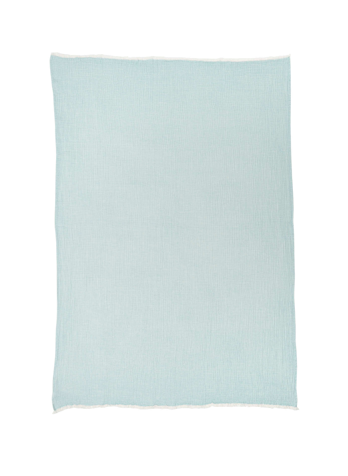 Cotton plaid AU PRINTEMPS PARIS Blue