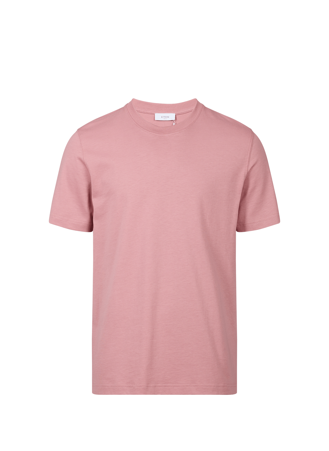 Effen T-shirt met rechte pasvorm ETON Roze
