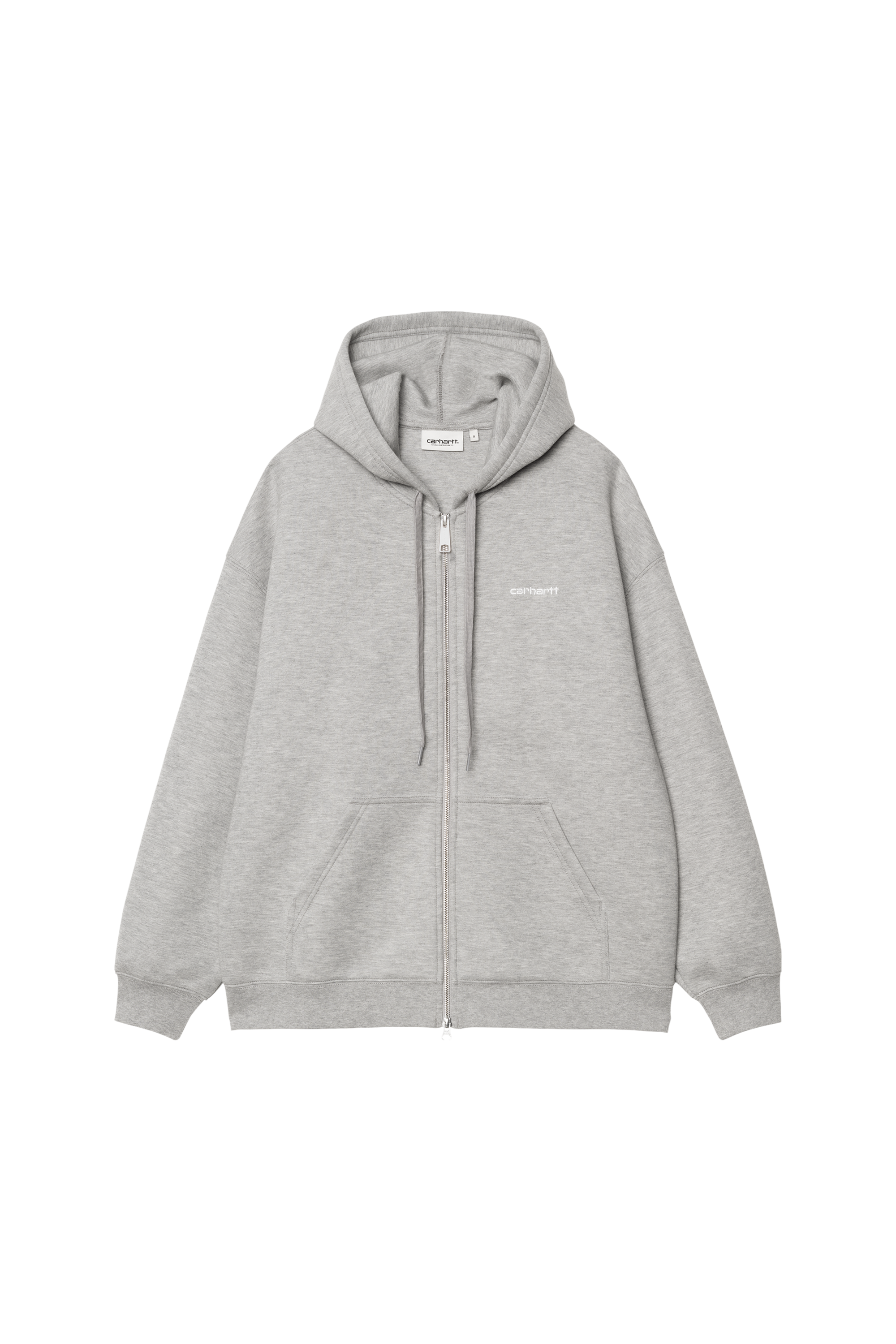 Hoodie zippé w' hooded alda jacket CARHARTT WIP Gris