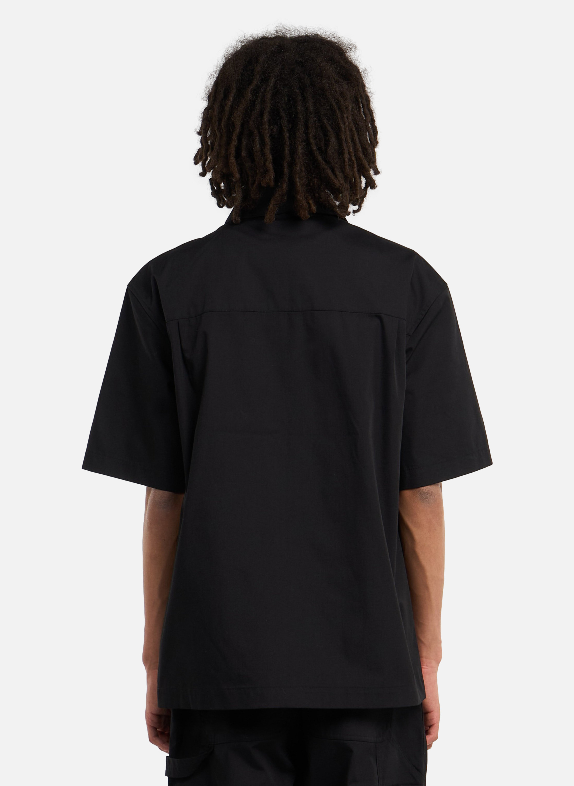 Chemise s/s postal zip shirt CARHARTT WIP Noir