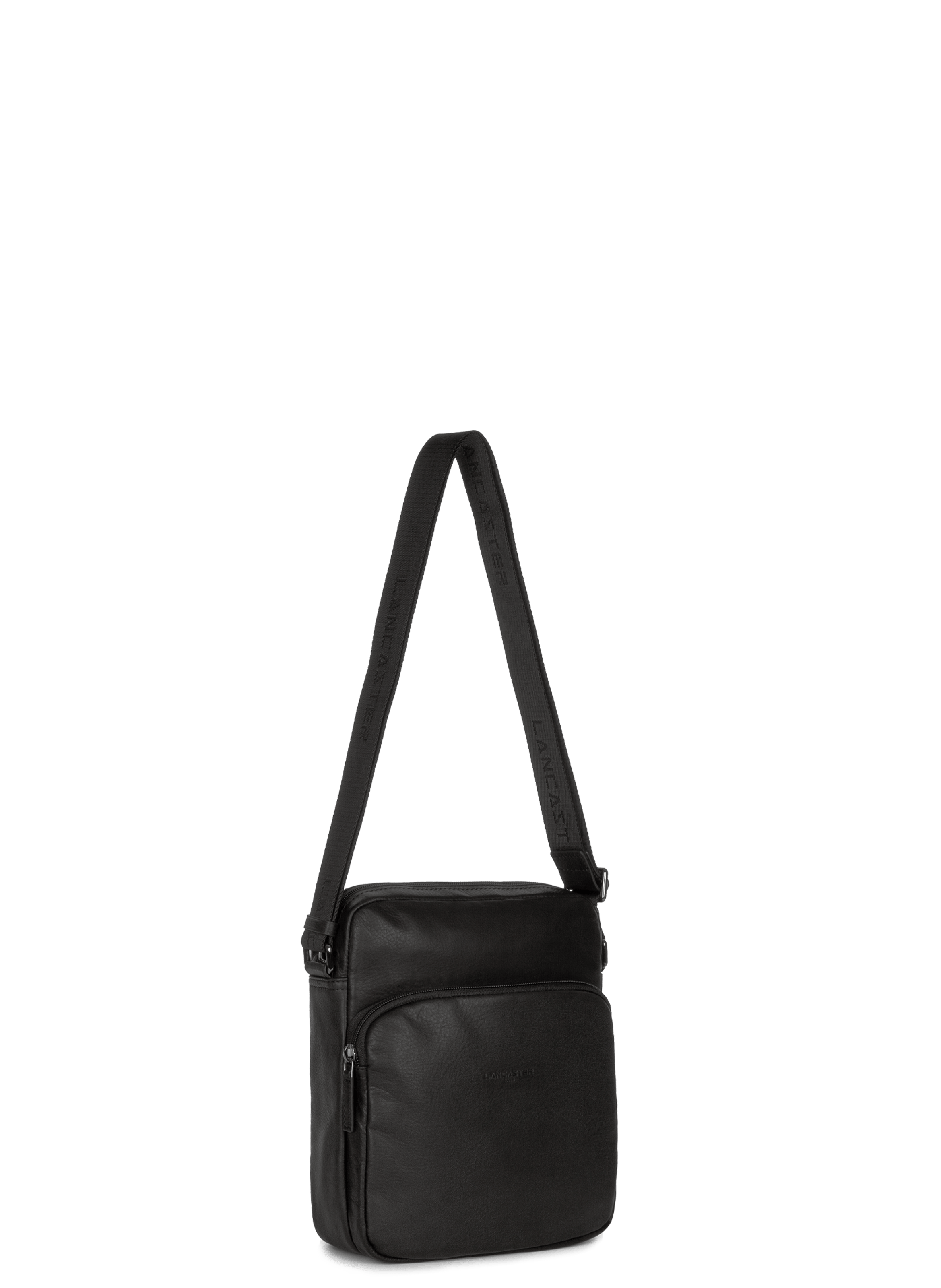 M crossbody bag - soft vintage homme LANCASTER Black