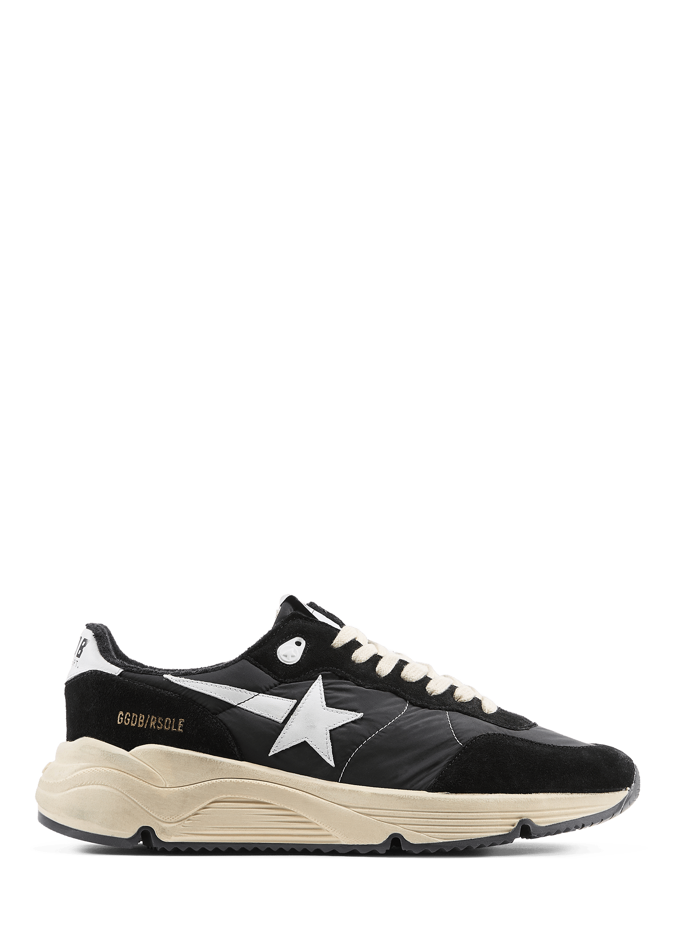 Low-top sneakers in two materials GOLDEN GOOSE Black