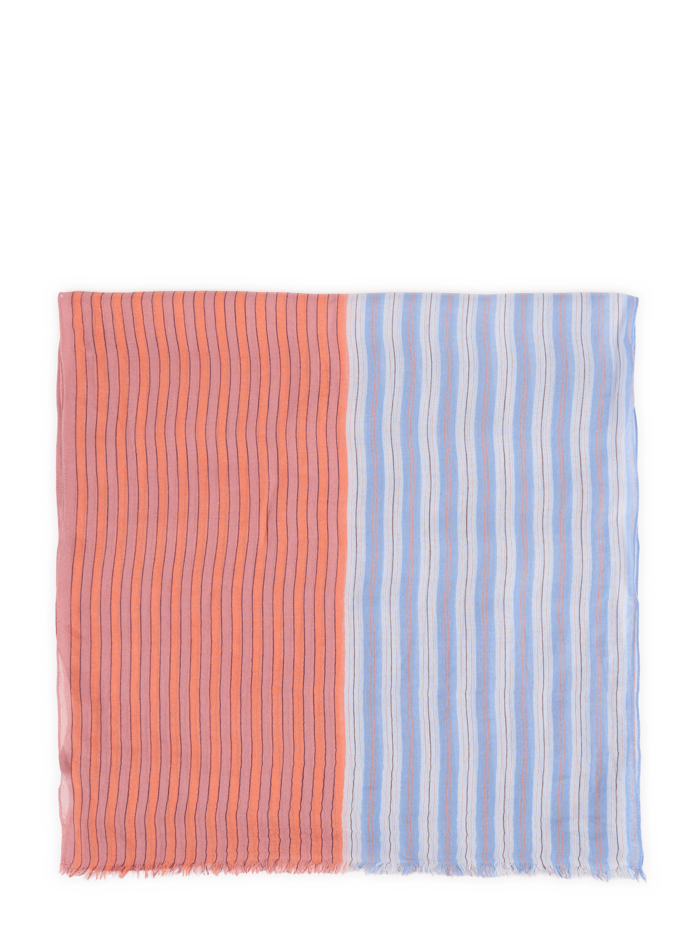 Gestreifter Schal aus Seidenmischung PAUL SMITH Orange