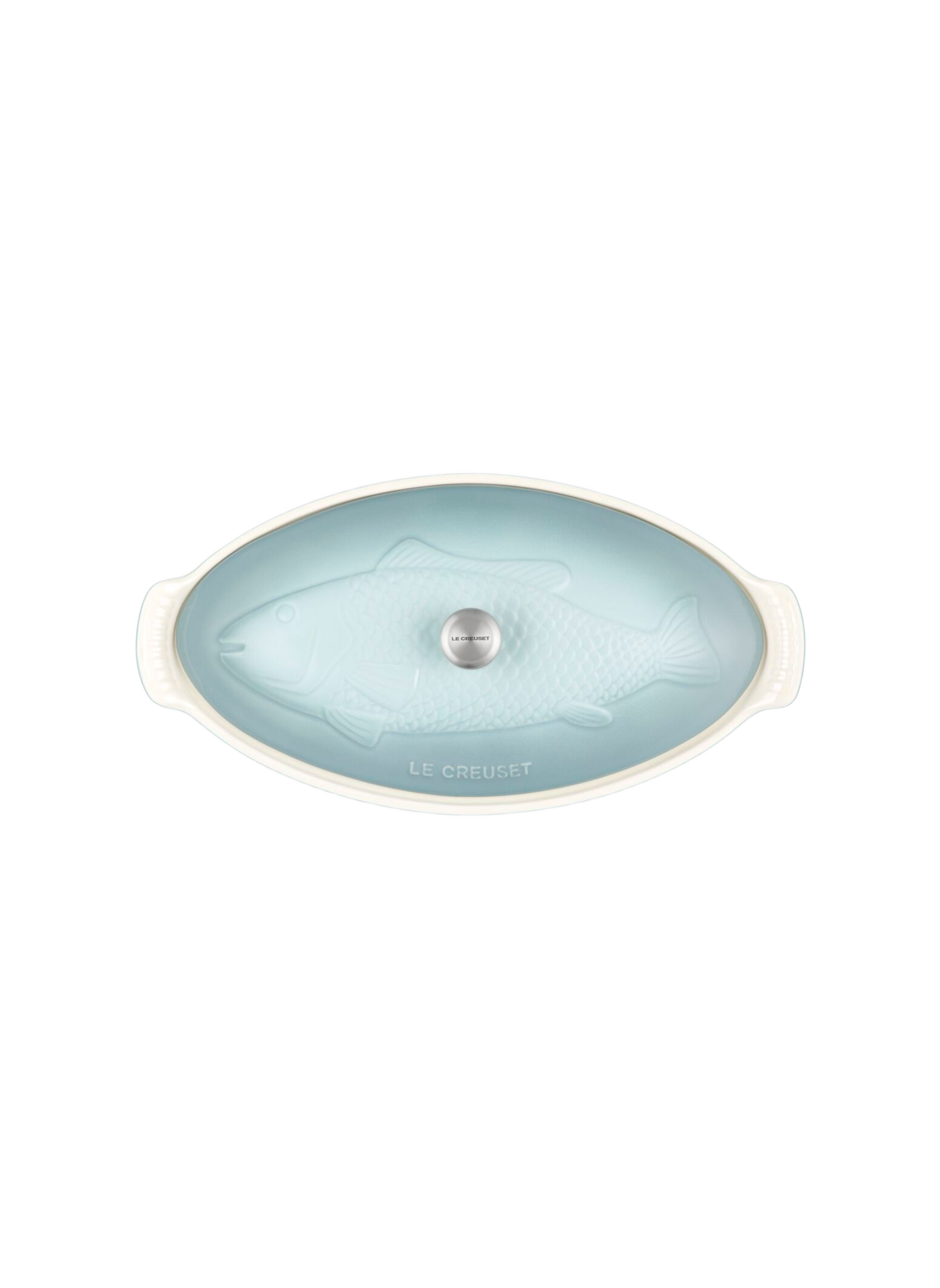 Fischplatte Erbe aus Keramik LE CREUSET Grau