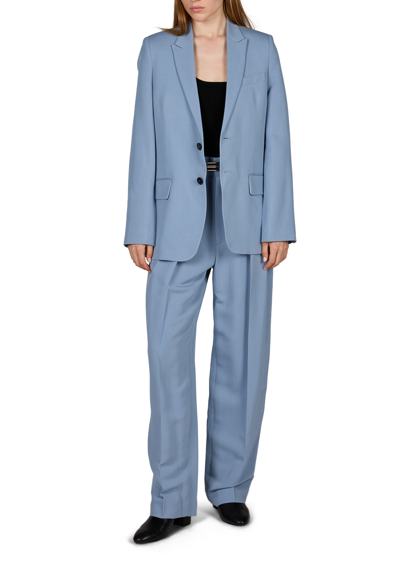 Taillierter Blazer mit Reverskragen VICTORIA BECKHAM Blau