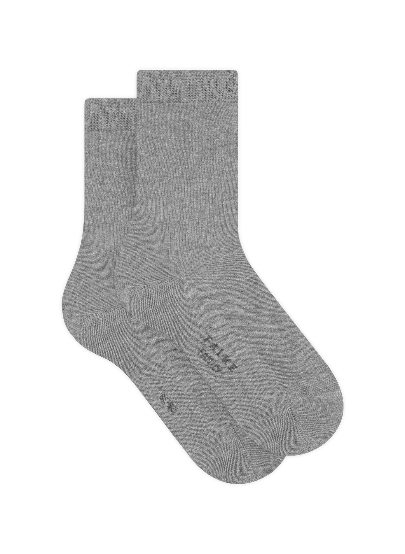 Cotton-blend mid-calf socks FALKE Grey