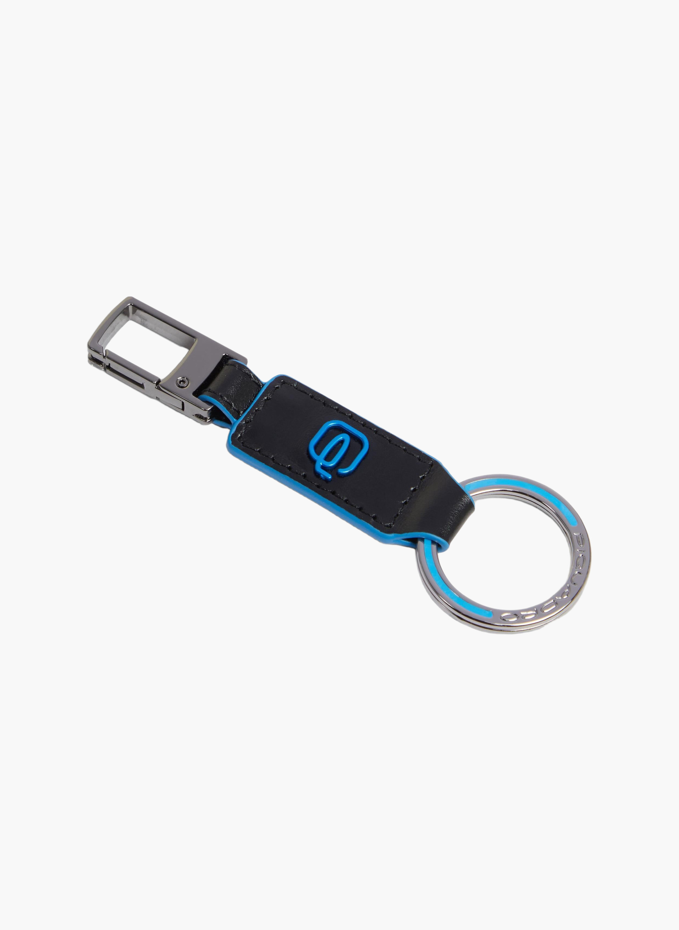 Porte-clés mousqueton PIQUADRO Noir