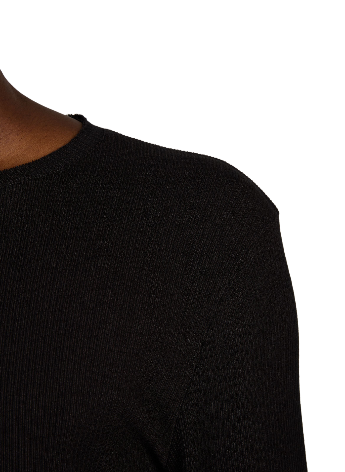 Straight fit round neck solid t-shirt OUR LEGACY Black
